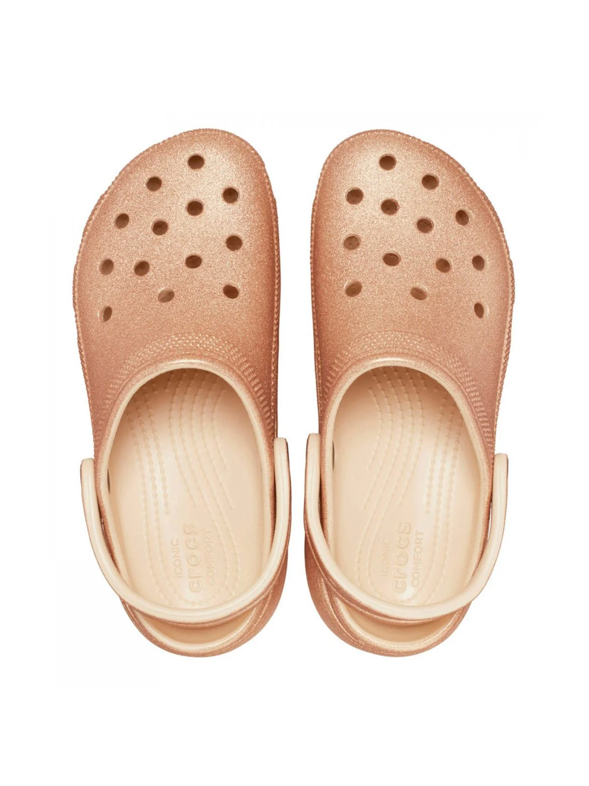 CROCS Ciabatta Donna Classic Platform Glitter Clg W 207241 2DS Beige - Image 5