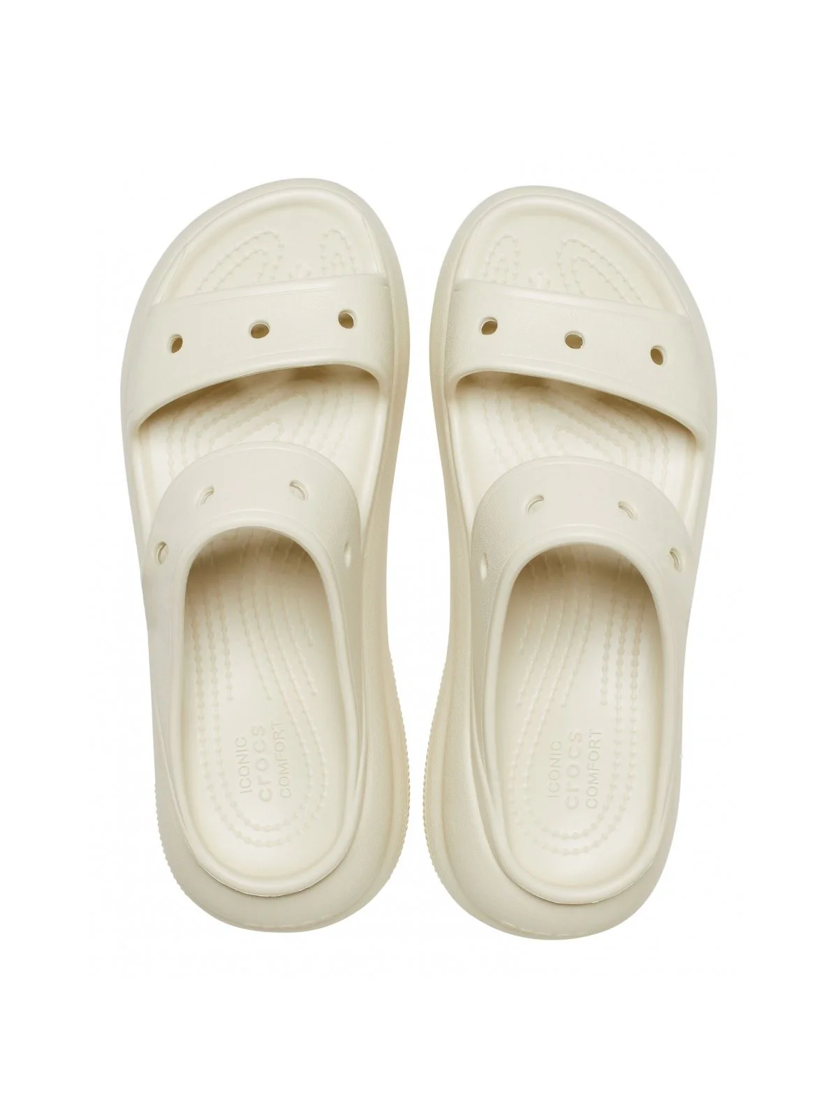 CROCS Ciabatta Donna Crush sandal 207670 2Y2 BONE - Image 4