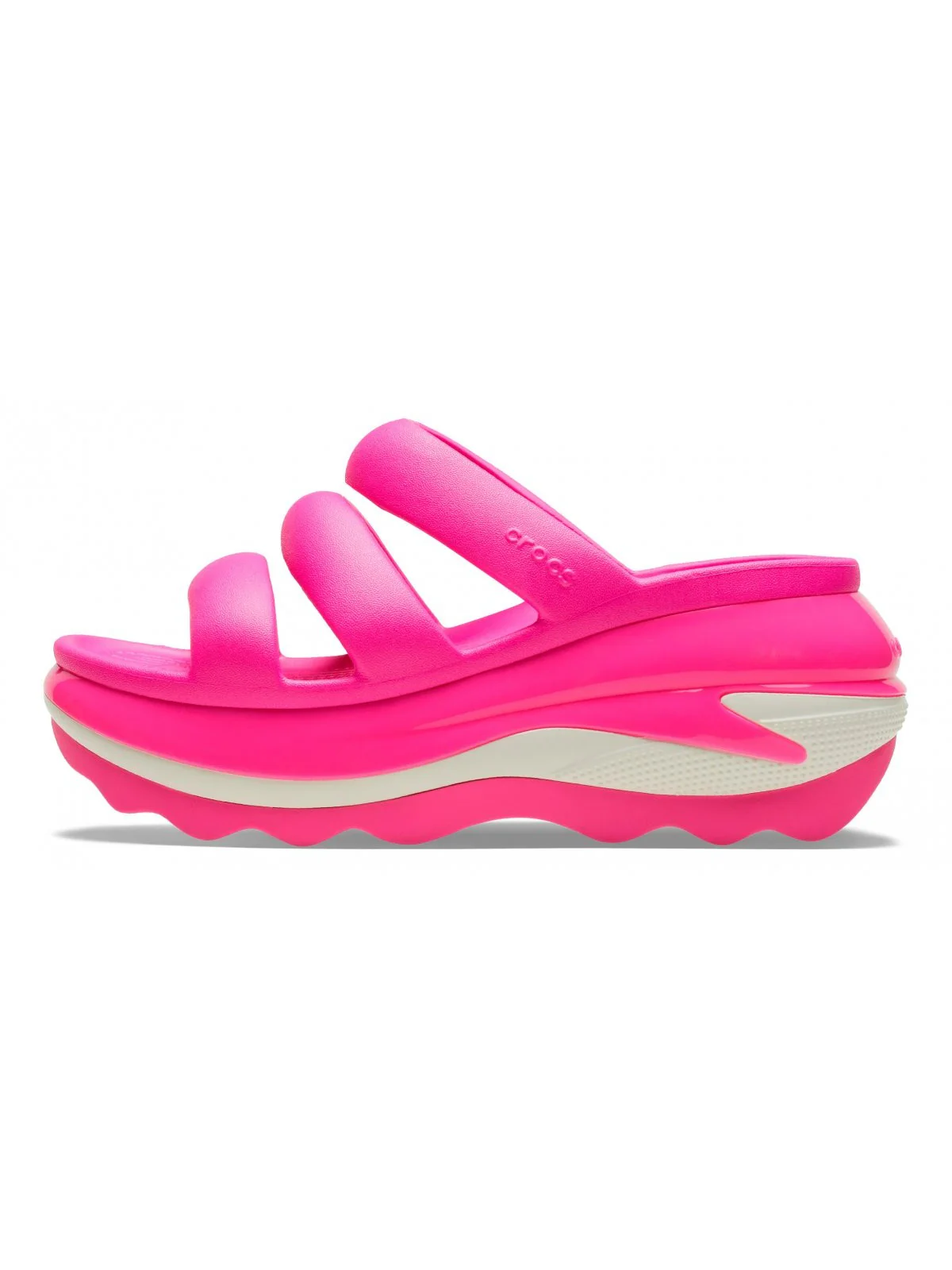CROCS Ciabatta Donna Mega Crush Triple Strap 209842 6TW Rosa - Image 2