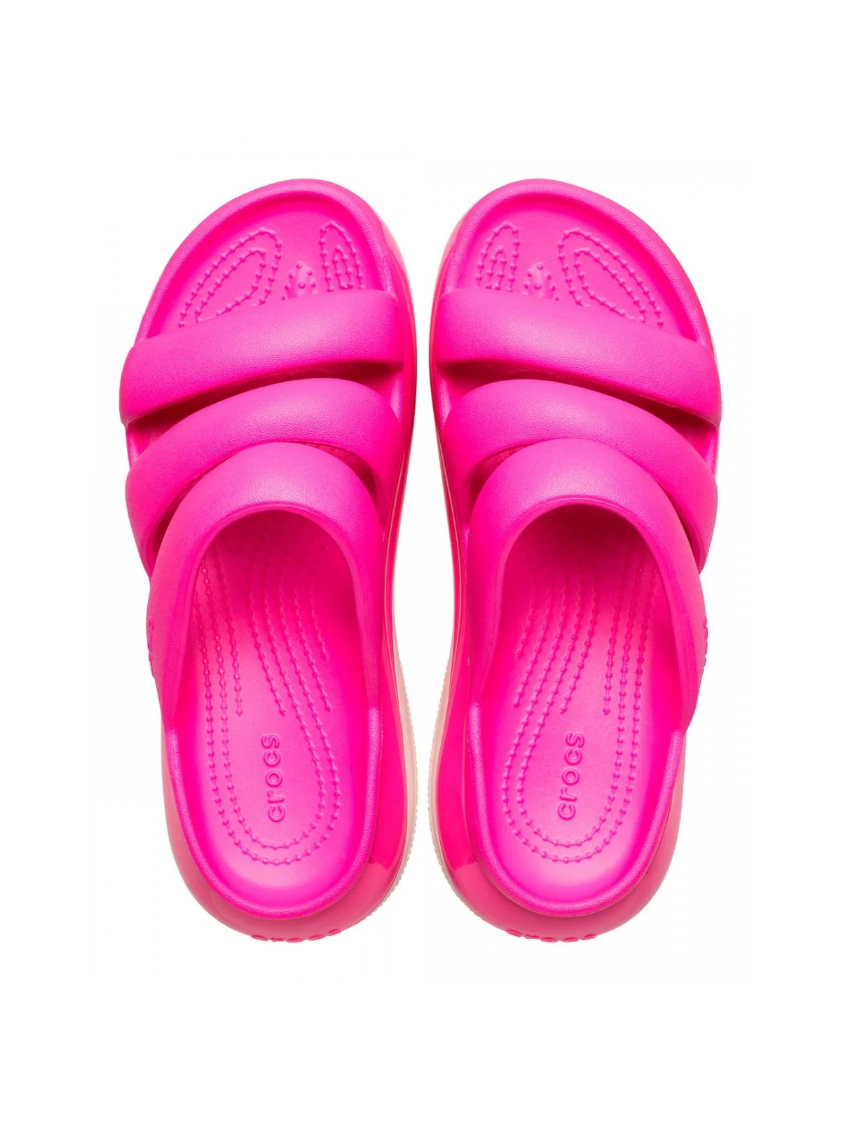 CROCS Ciabatta Donna Mega Crush Triple Strap 209842 6TW Rosa - Image 4