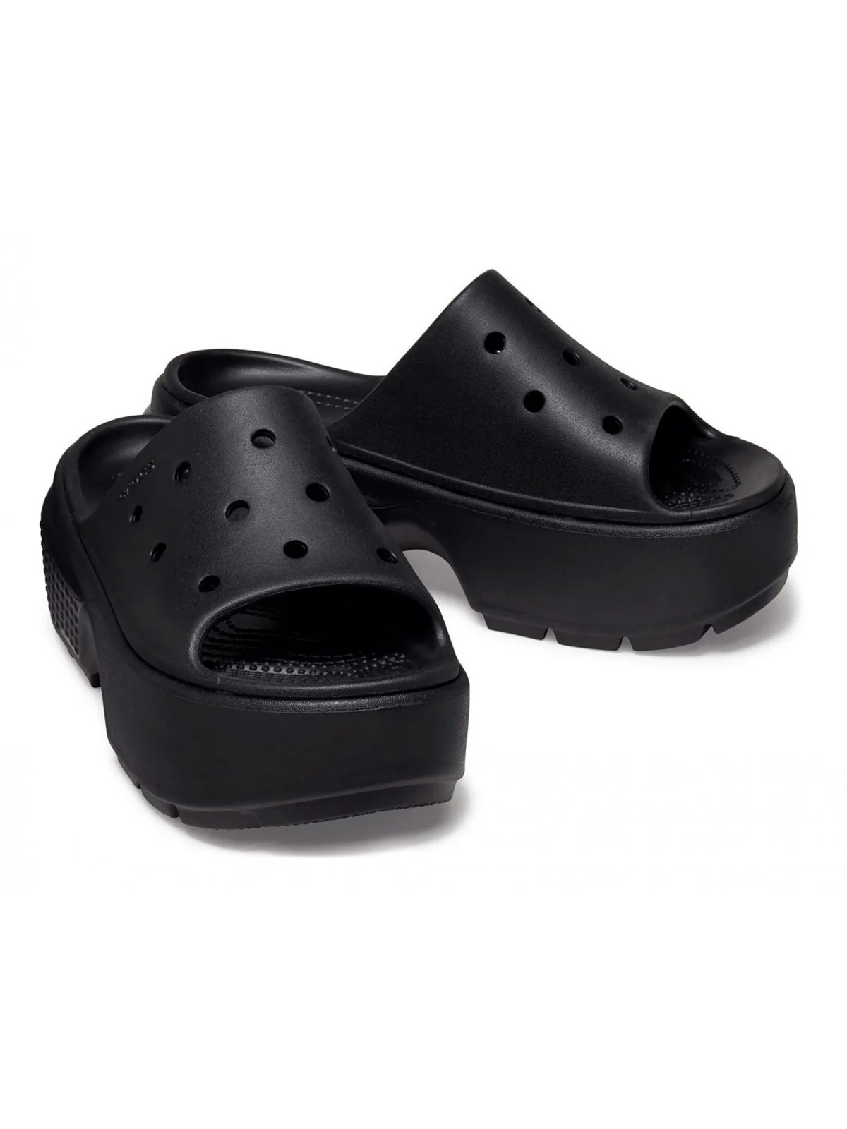 CROCS Ciabatta Donna Stomp Slide W 209346 001 Nero - Image 3