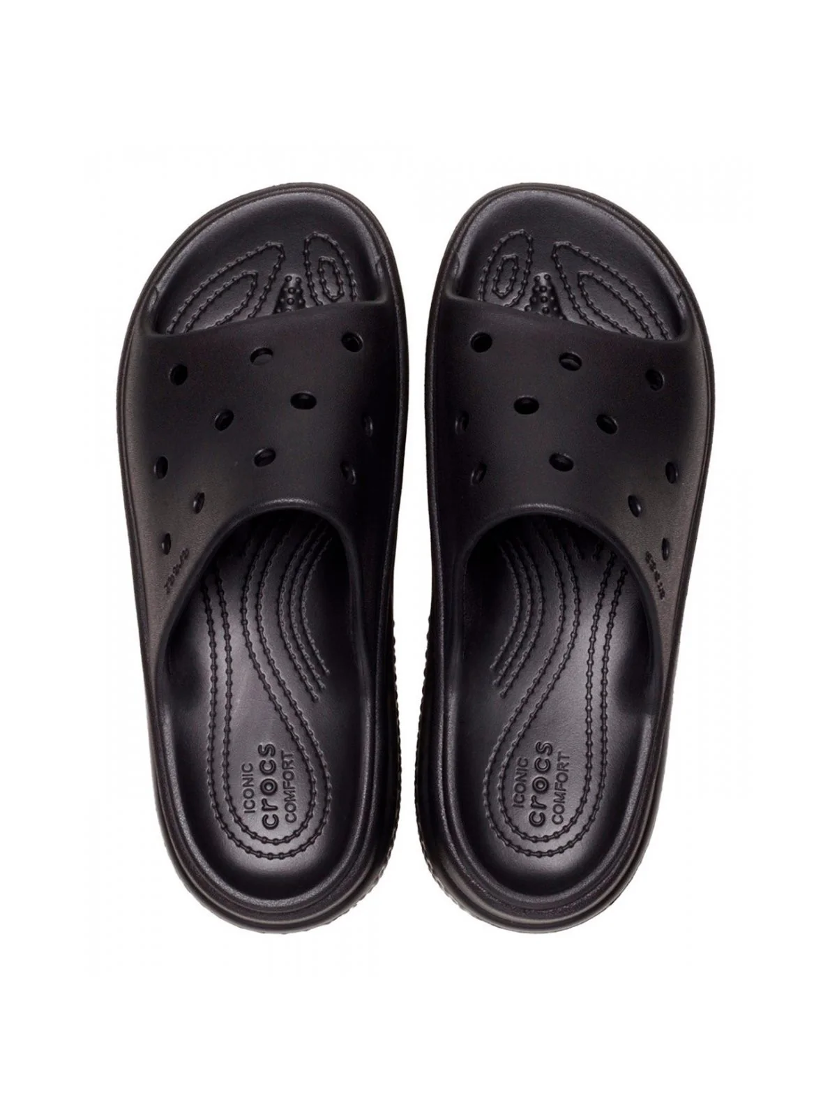 CROCS Ciabatta Donna Stomp Slide W 209346 001 Nero - Image 4