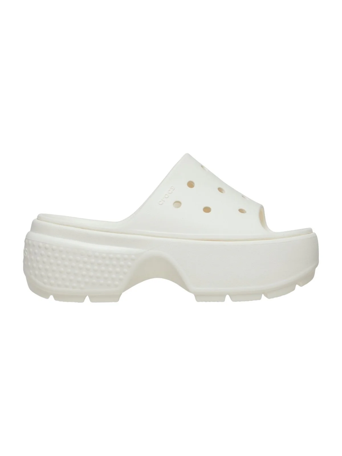 CROCS Ciabatta Donna Stomp Slide W 209346 0WV Bianco