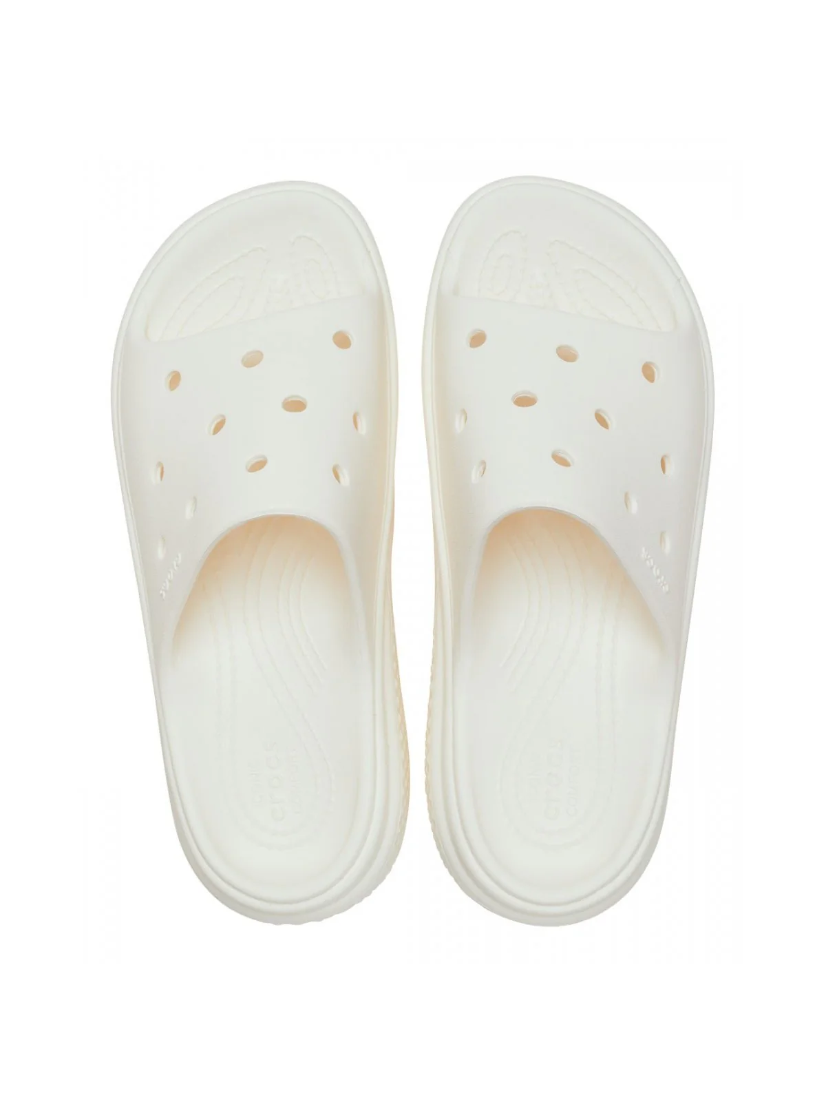 CROCS Ciabatta Donna Stomp Slide W 209346 0WV Bianco - Image 4
