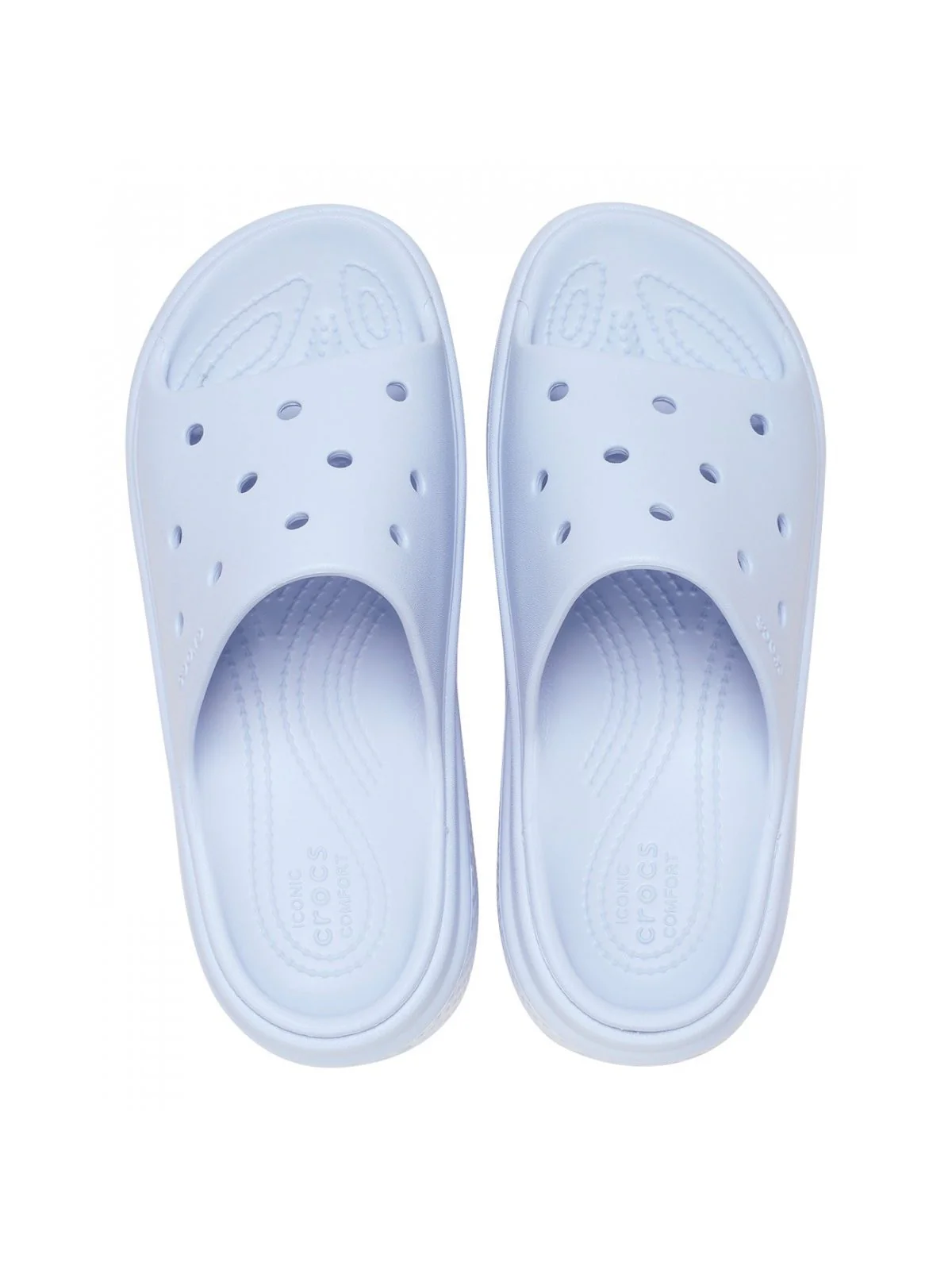 CROCS Ciabatta Donna Stomp Slide W 209346 5AF Blu - Image 5