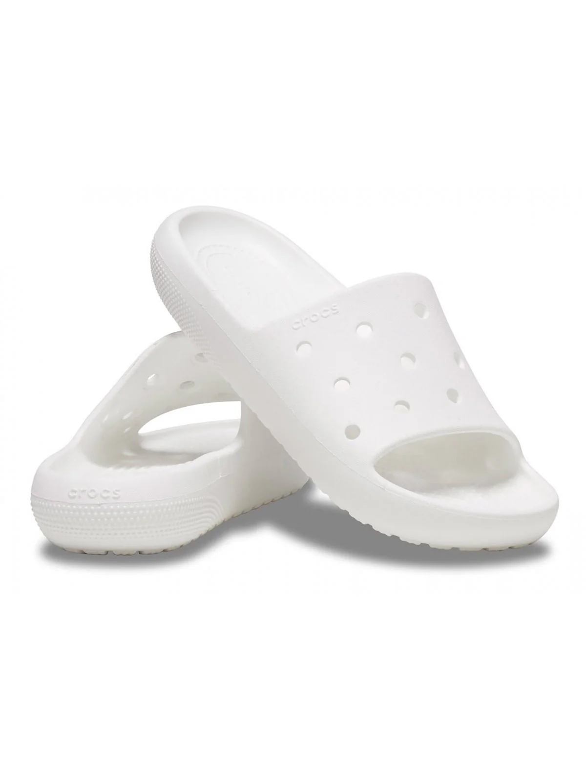 CROCS Ciabatta Unisex adulto Classic Slide 2 209401 100 Bianco - Image 2