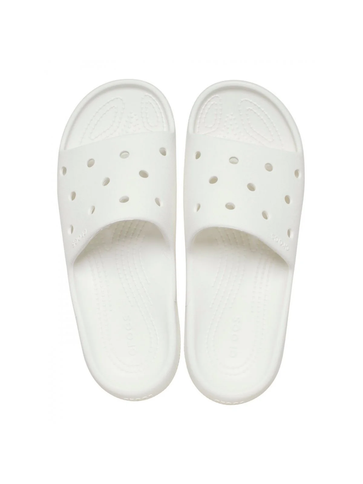 CROCS Ciabatta Unisex adulto Classic Slide 2 209401 100 Bianco - Image 3