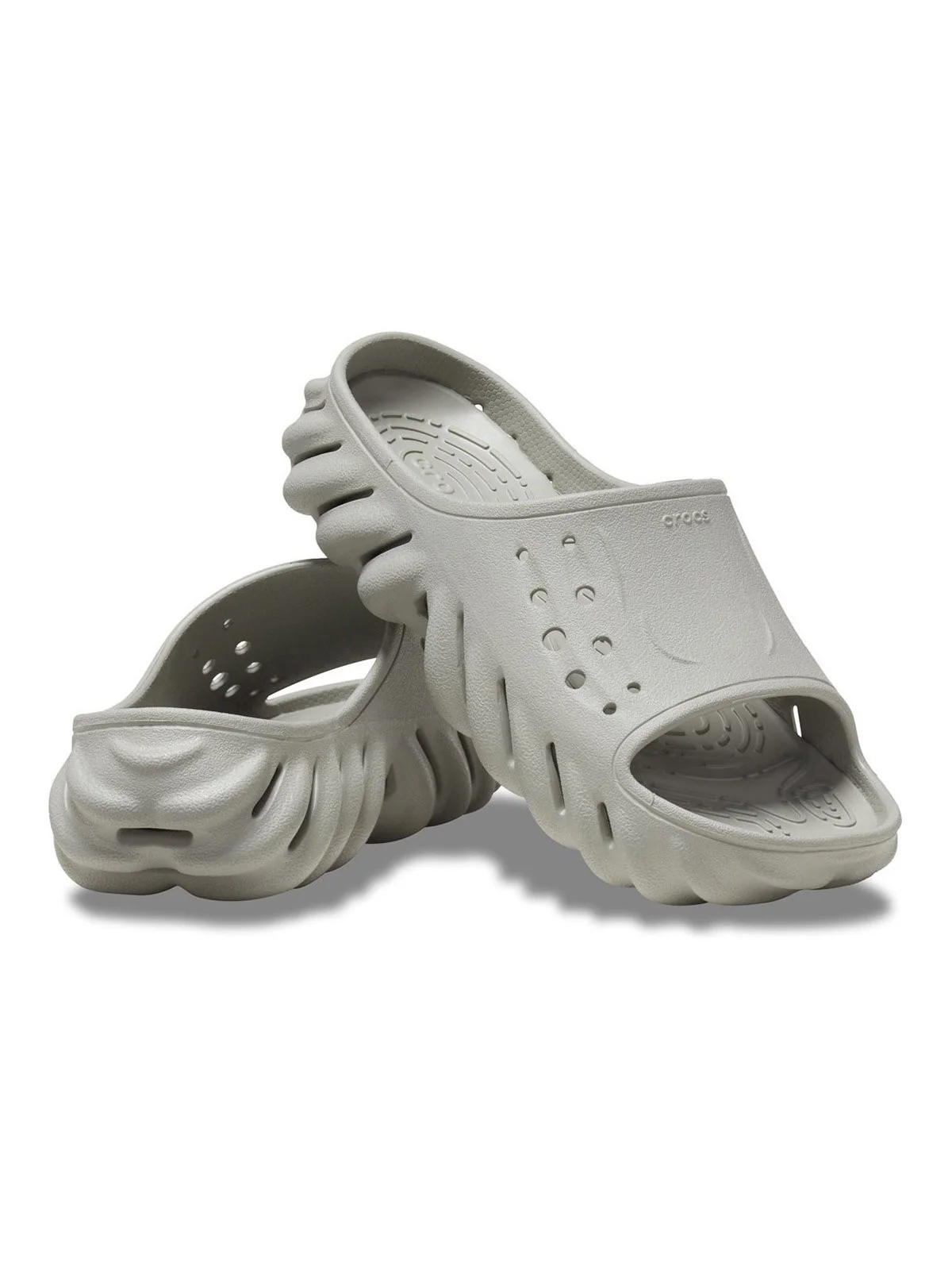 CROCS Ciabatta Unisex adulto Echo slide 208170 1LM Grigio - Image 3