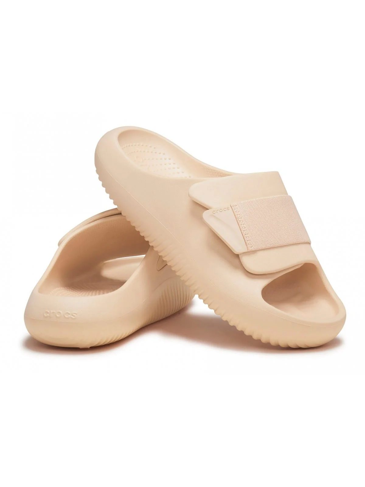 CROCS Ciabatta Unisex adulto Mellow Luxe Recovery Slide 209413 2DS Beige - Image 3