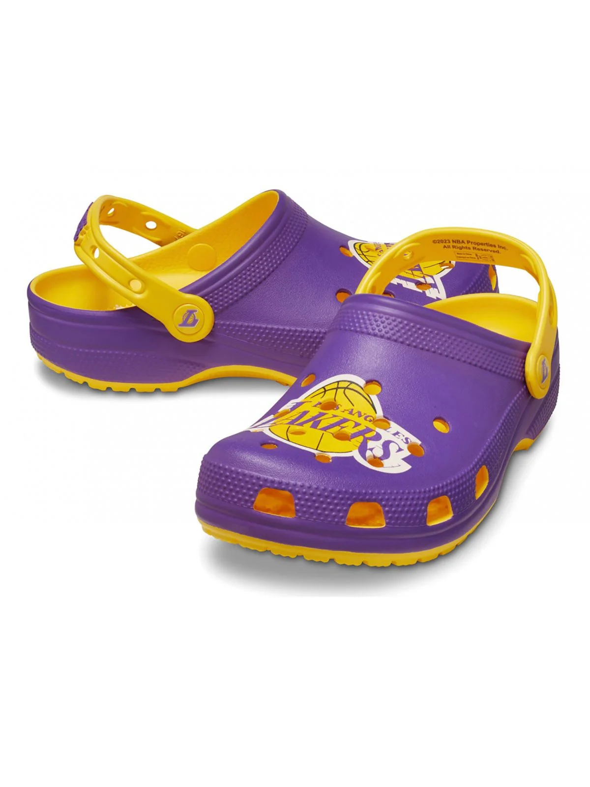 CROCS Ciabatta Unisex adulto NBA Los Angeles Lakers Cls Clg 208650 75Y Viola - Image 3