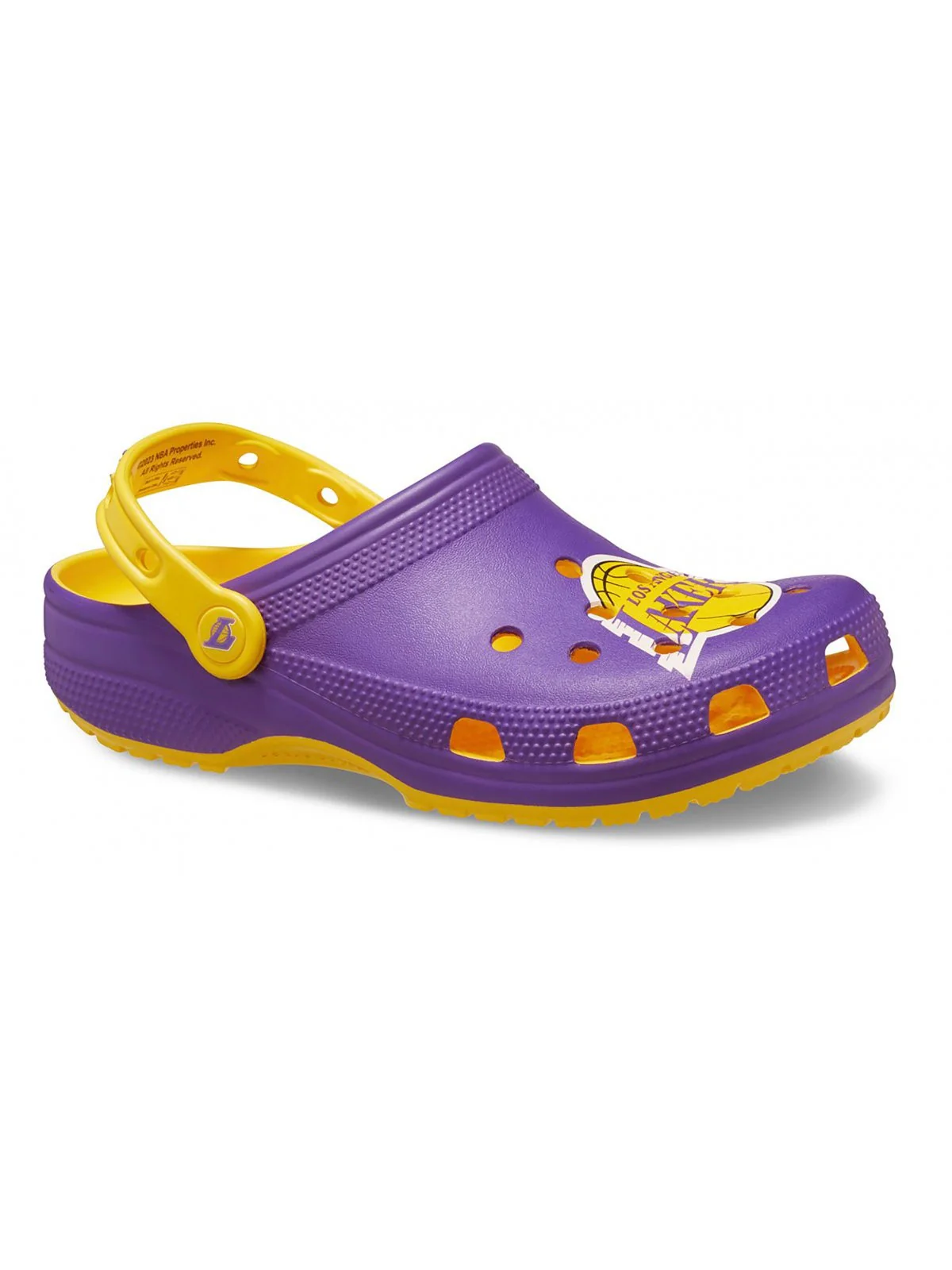 CROCS Ciabatta Unisex adulto NBA Los Angeles Lakers Cls Clg 208650 75Y Viola - Image 4