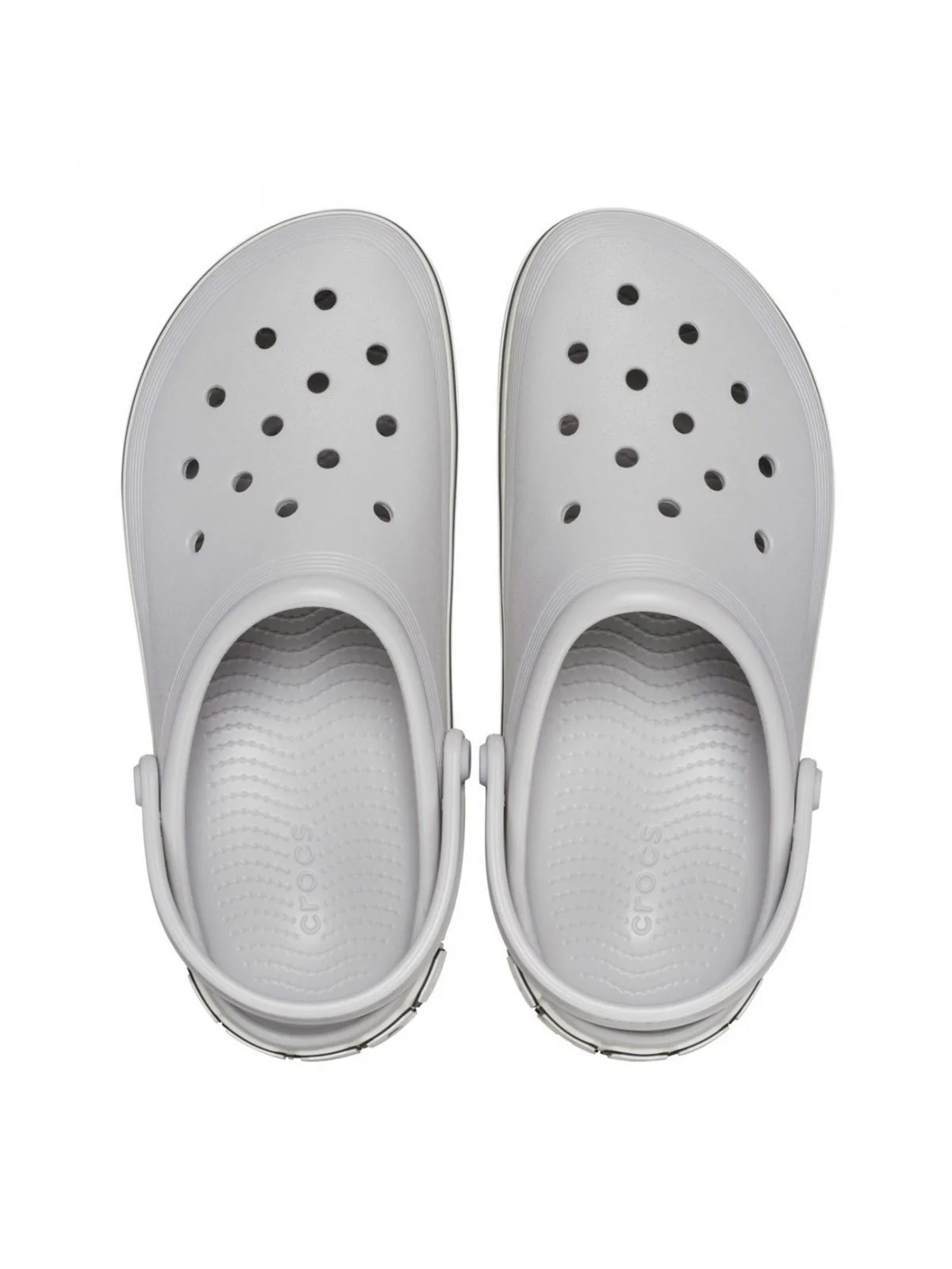 CROCS Ciabatta Unisex adulto Off Court Logo Clog 209651 1FT Grigio - Image 4