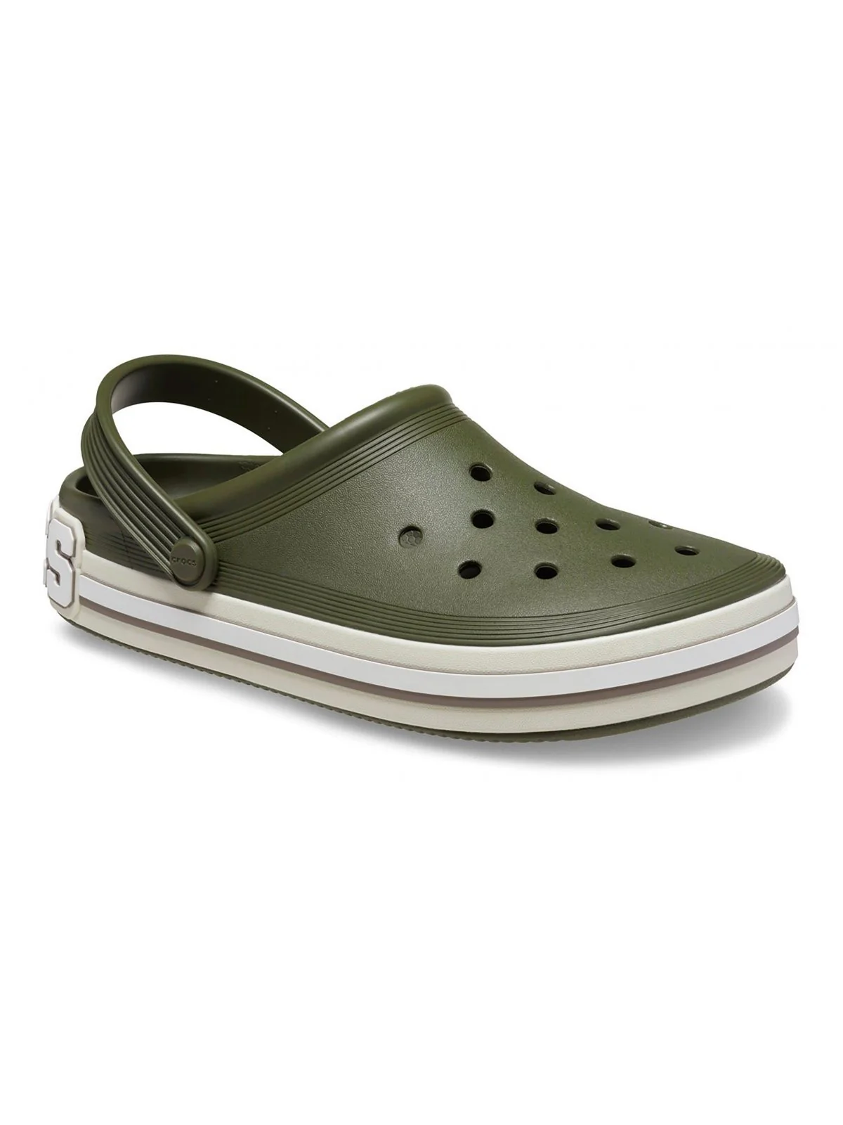 CROCS Ciabatta Unisex adulto Off Court Logo Clog 209651 309 Verde - Image 6