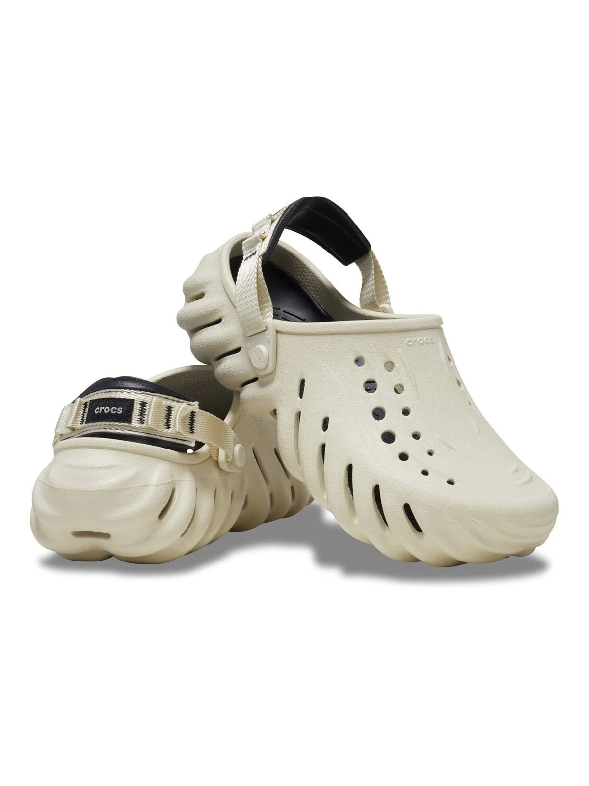 CROCS Ciabatta Uomo Crocs echo clog 207937 2YJ BONE/BLACK - Image 3