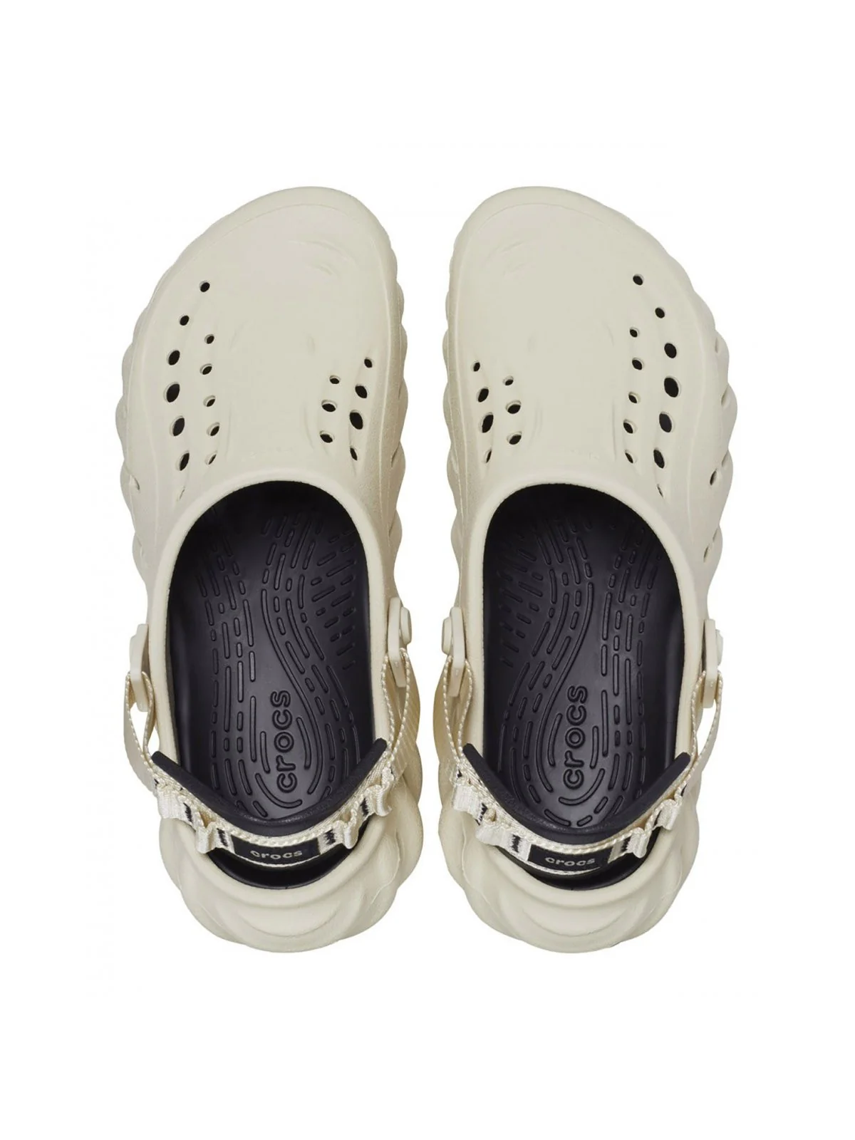 CROCS Ciabatta Uomo Crocs echo clog 207937 2YJ BONE/BLACK - Image 5