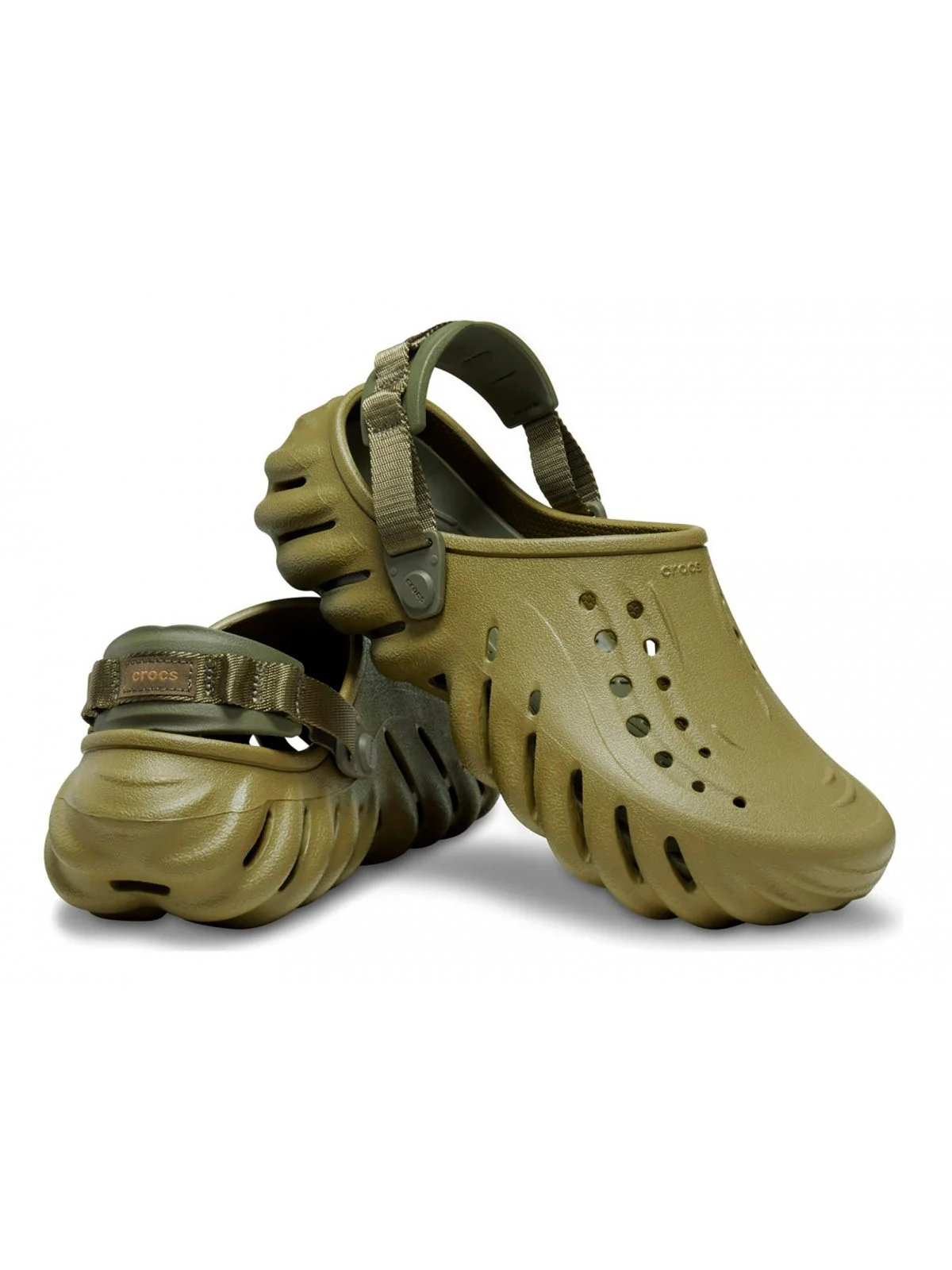 CROCS Ciabatta Uomo Crocs echo clog 207937 3UA Verde - Image 3