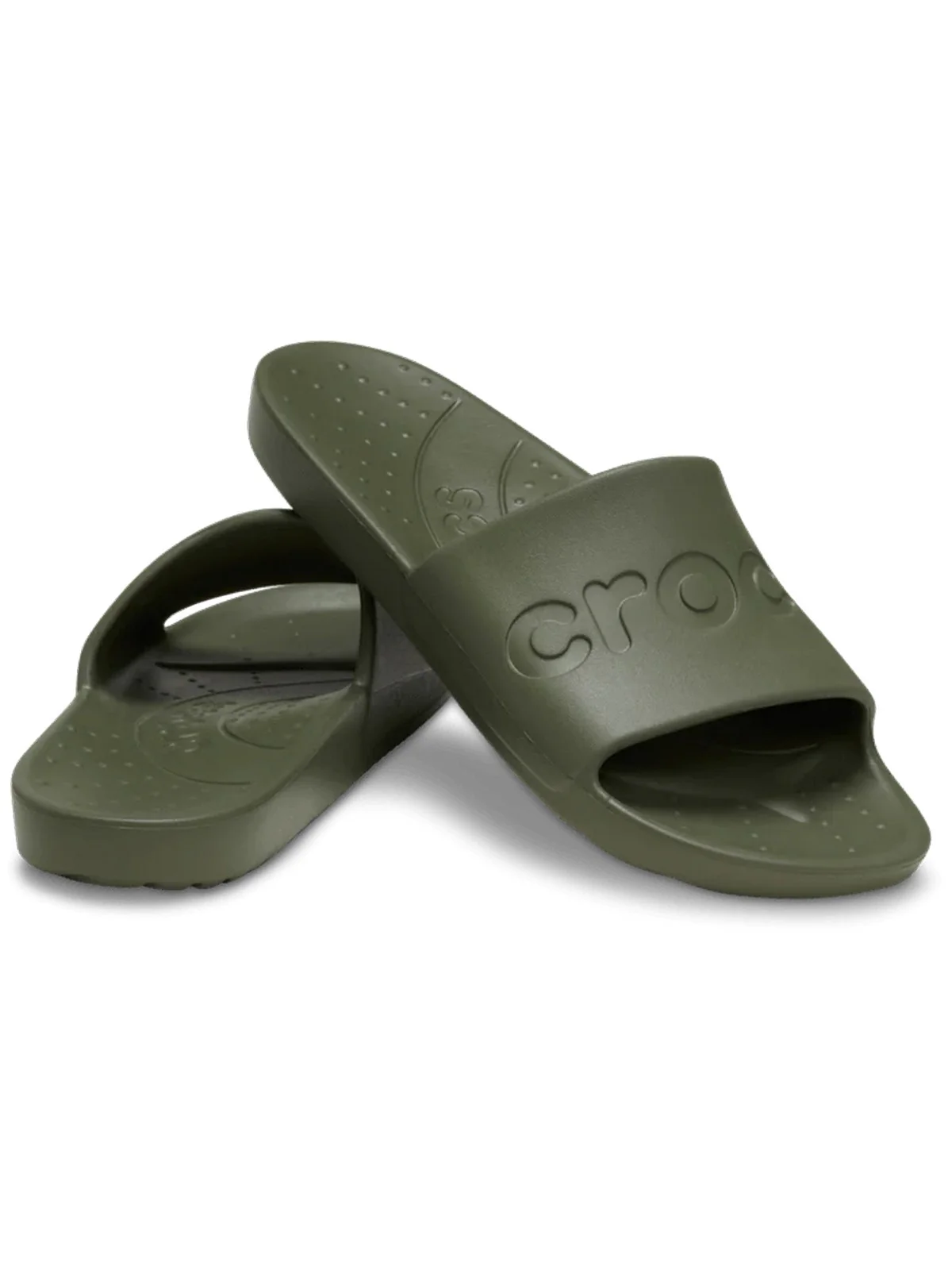 CROCS Ciabatta Uomo Crocs Slide 210088 309 ARMY GREEN - Image 2