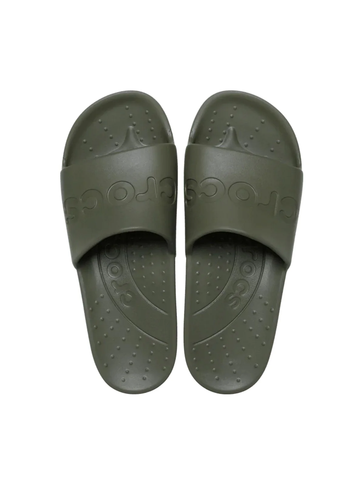CROCS Ciabatta Uomo Crocs Slide 210088 309 ARMY GREEN - Image 3