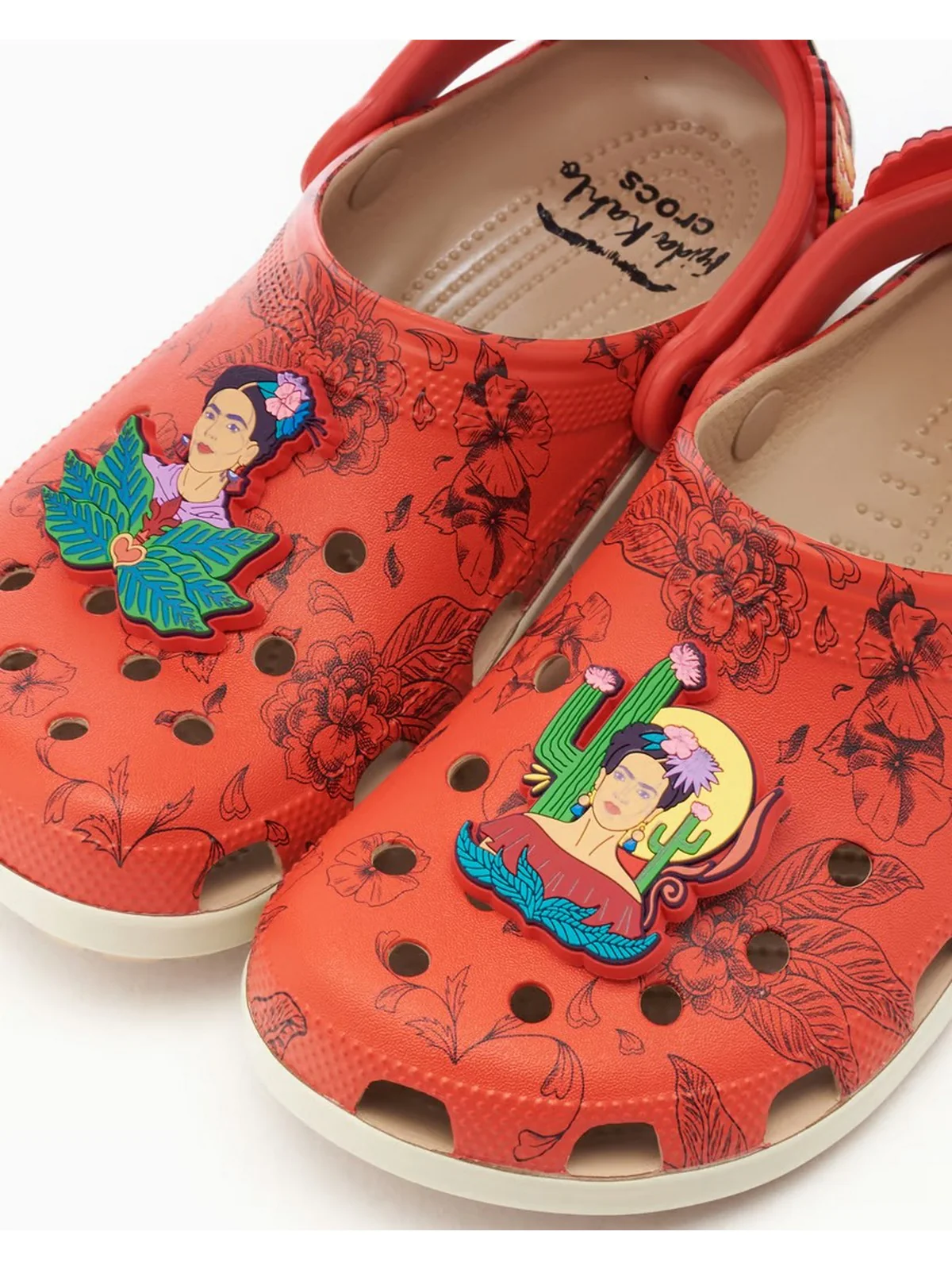 CROCS Ciabatta Uomo Frida Kahlo Classic Clog 209450 2Y2 Beige - Image 5