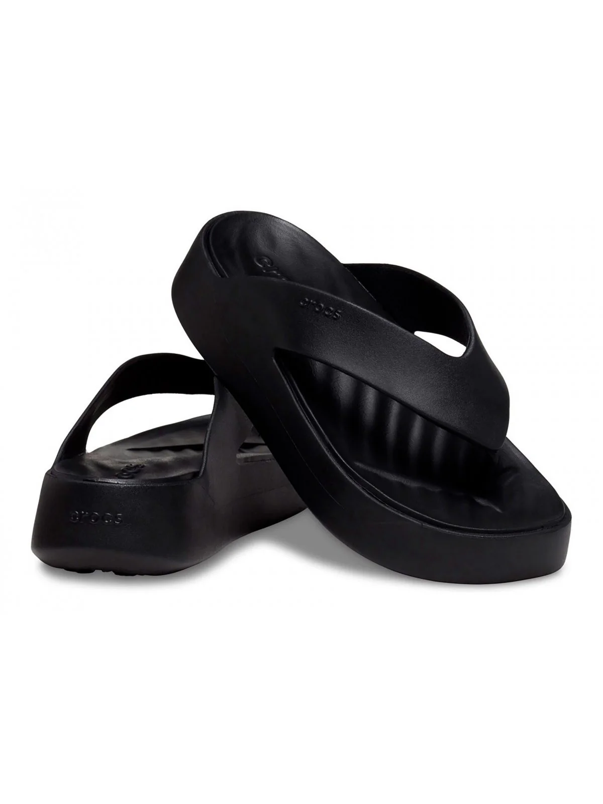 CROCS Infradito Donna Getaway Platform Flip W 209410 001 BLACK - Image 3