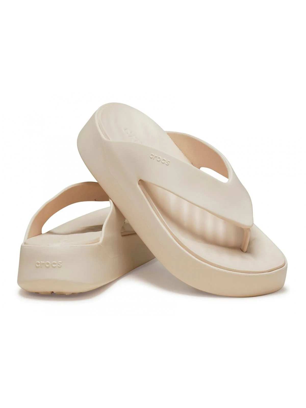 CROCS Infradito Donna Getaway Platform Flip W 209410 160 Beige - Image 3