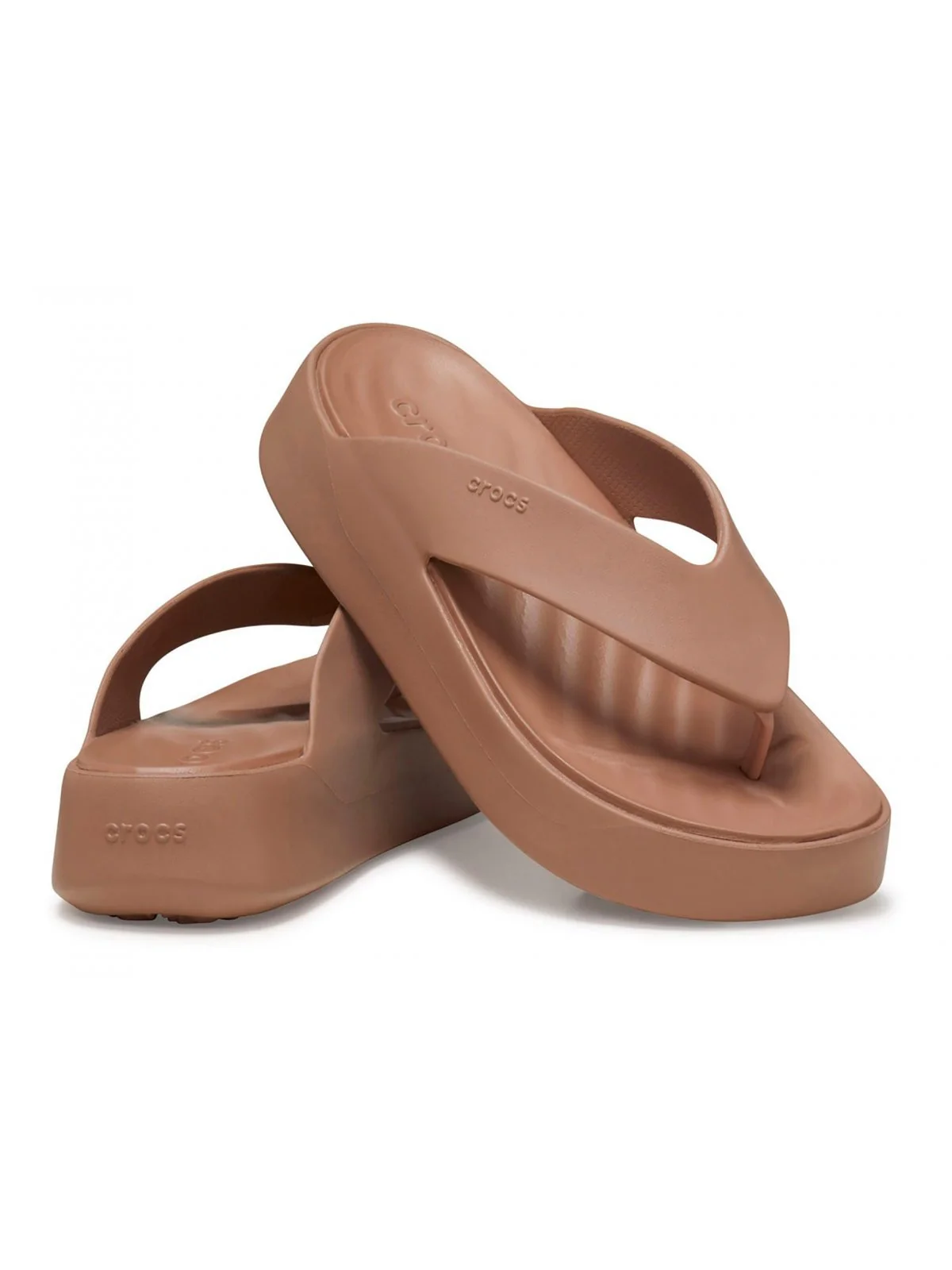 CROCS Infradito Donna Getaway Platform Flip W 209410 2Q9 Marrone - Image 3