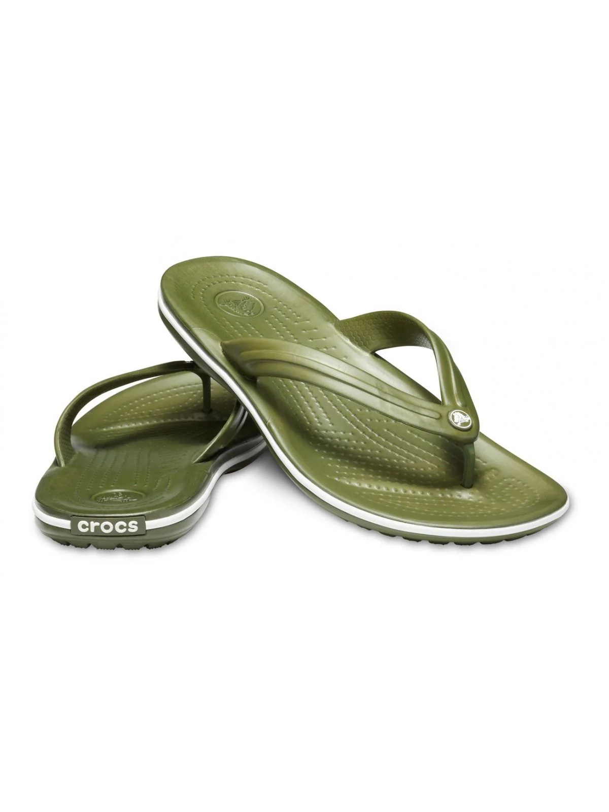 CROCS Infradito Unisex adulto Crocband Flip U 11033 37P Verde - Image 2