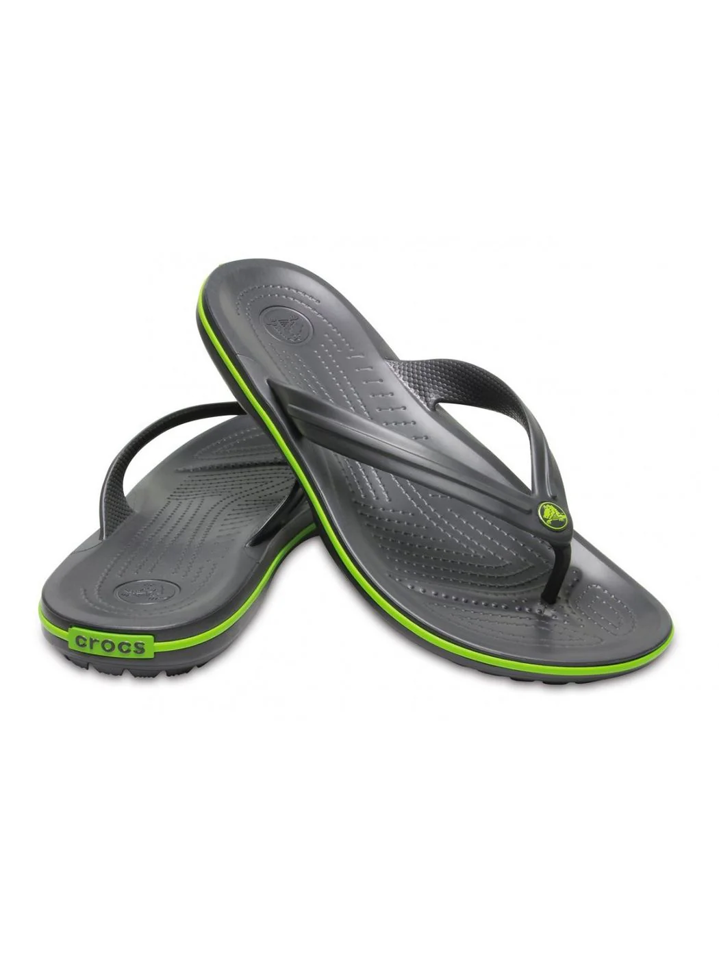 CROCS Infradito Uomo Crocband flip 11033 0A1 Grigio - Image 4