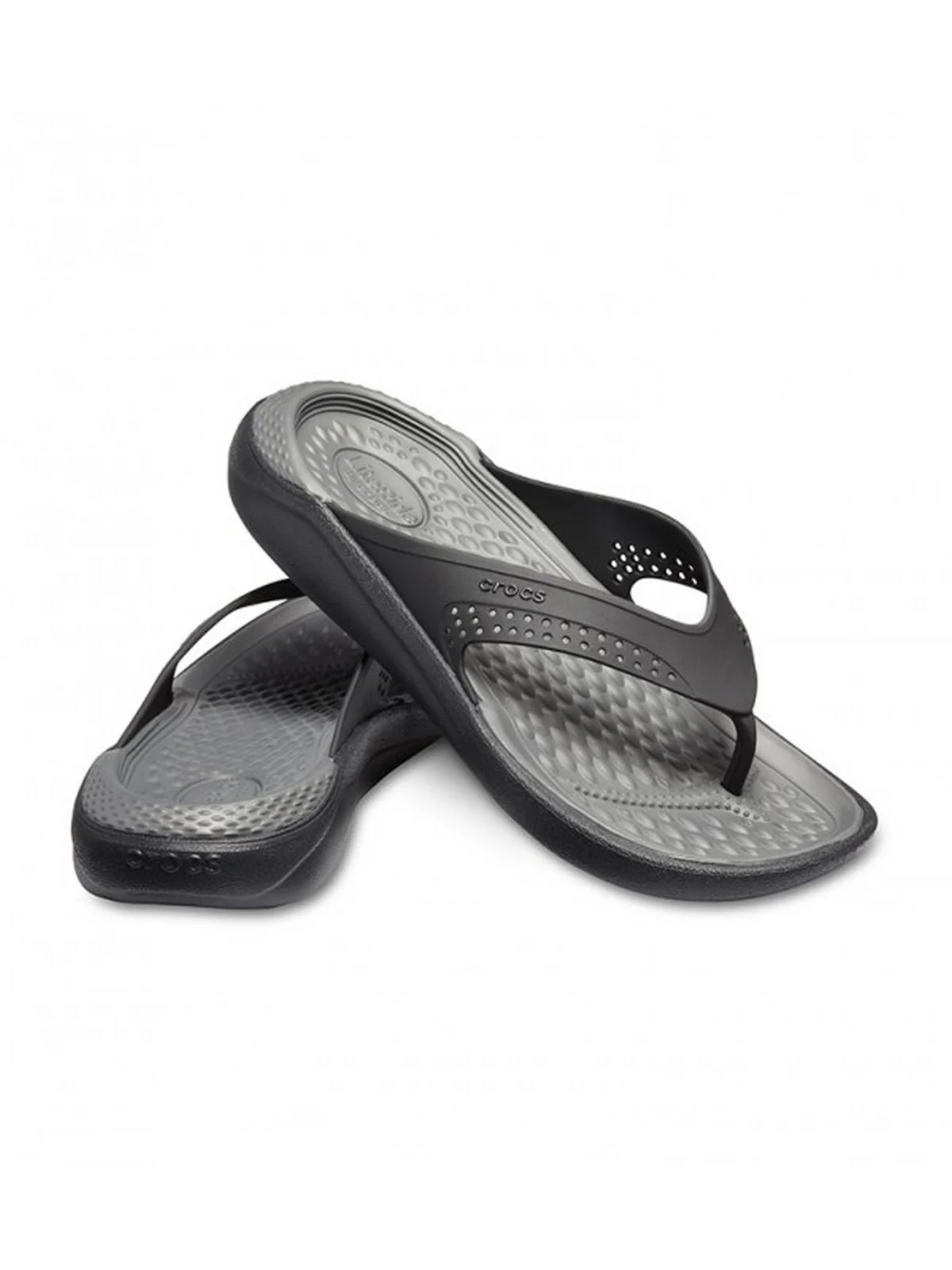 CROCS Infradito Uomo LiteRide Flip 205182 0DD Nero - Image 6