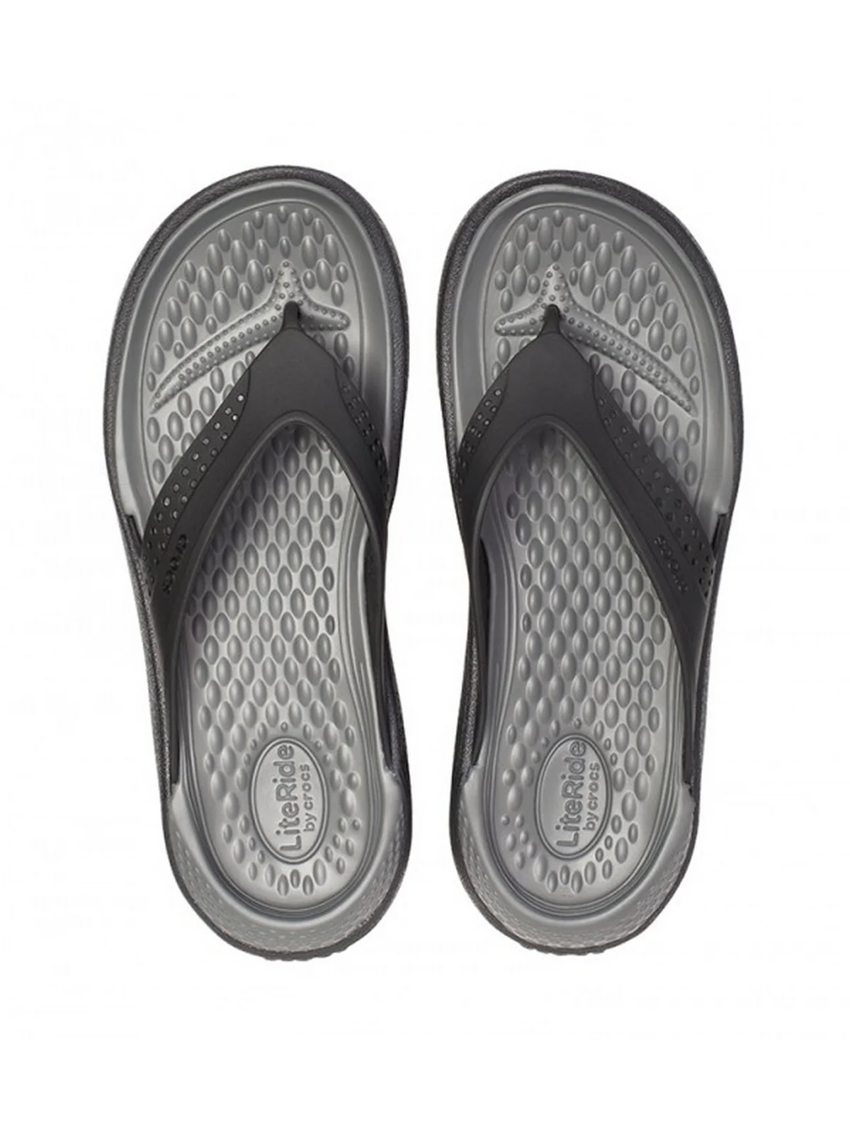 CROCS Infradito Uomo LiteRide Flip 205182 0DD Nero - Image 7