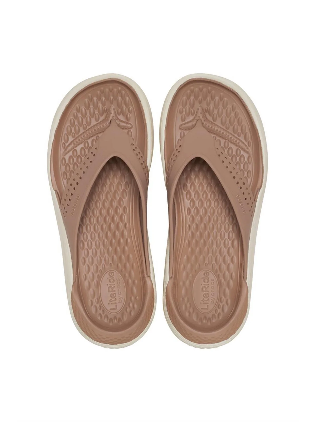 CROCS Infradito Uomo LiteRide Flip 205182 2J3 Beige - Image 4