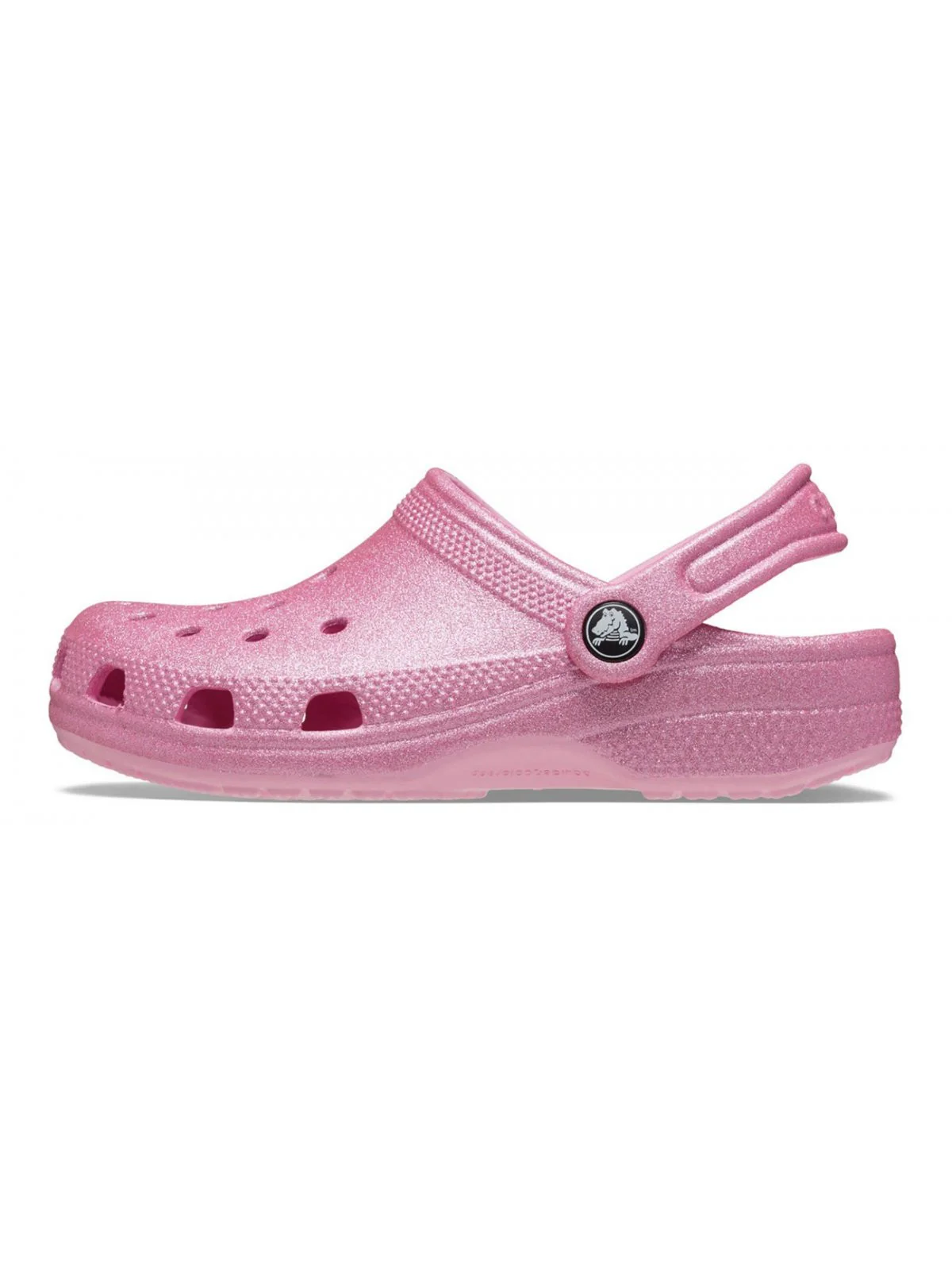 CROCS Sabot Bambine e ragazze Classic Glitter Clog K 206993 6XE PINK TWEED GLITTER - Image 2