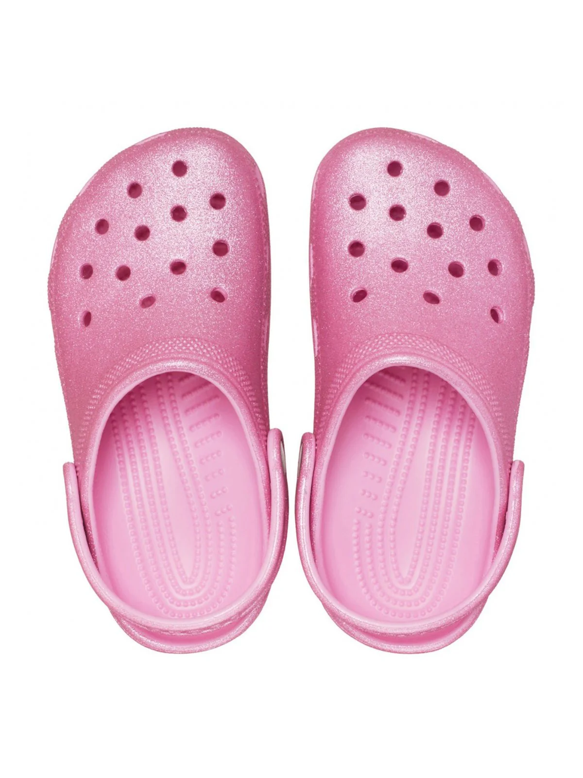 CROCS Sabot Bambine e ragazze Classic Glitter Clog K 206993 6XE PINK TWEED GLITTER - Image 4