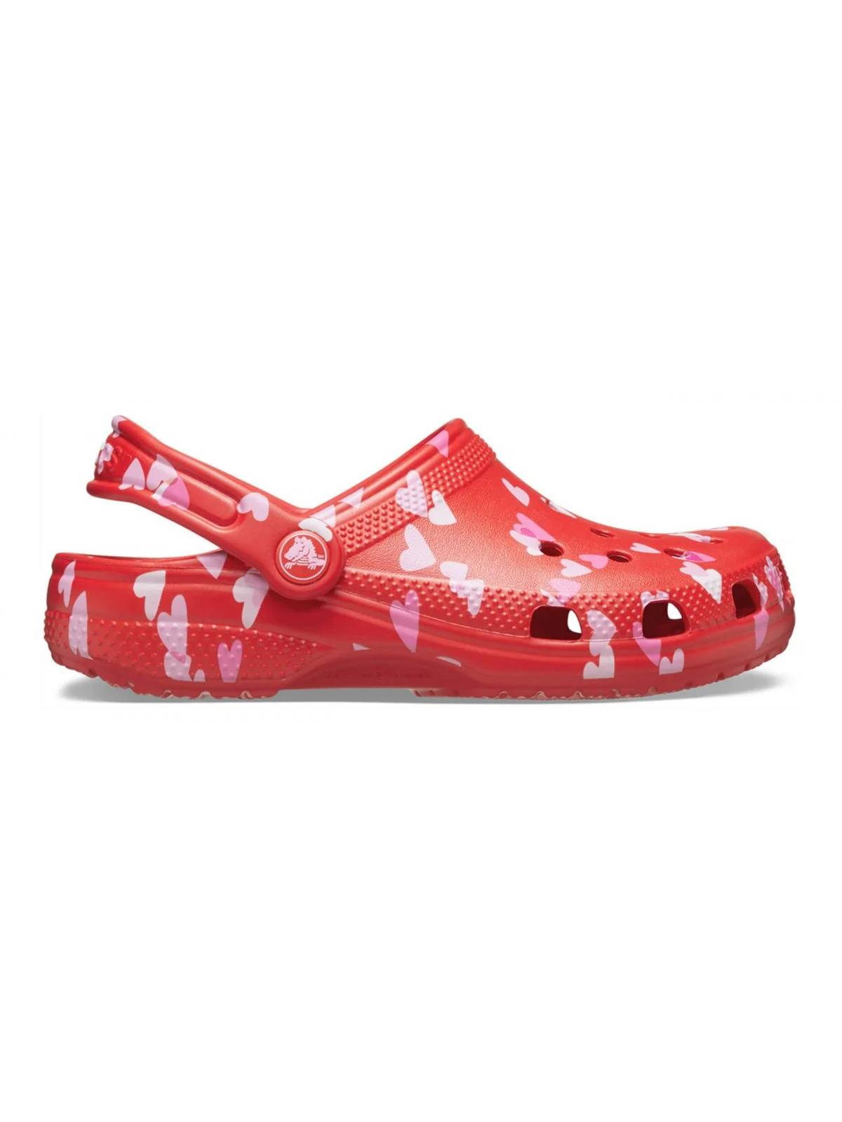 CROCS Sabot Bambine e ragazze Classic VDay Clog K 209754 6ZR Rosso