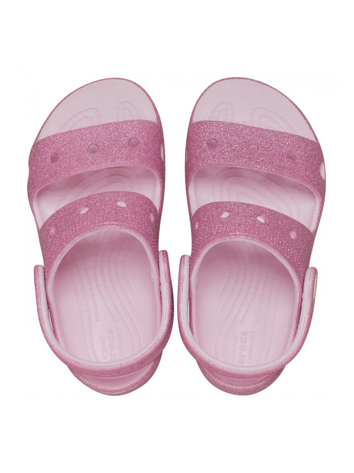 CROCS Sandalo Bambine e ragazze Classic Crocs Glitter Sandal T 207983 6ZW PINK MILK - Image 4
