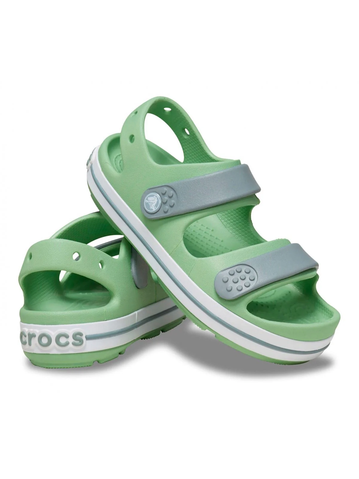 CROCS Sandalo Bambini e ragazzi Crocband Cruiser Sandal K 209423 3WD Verde - Image 3