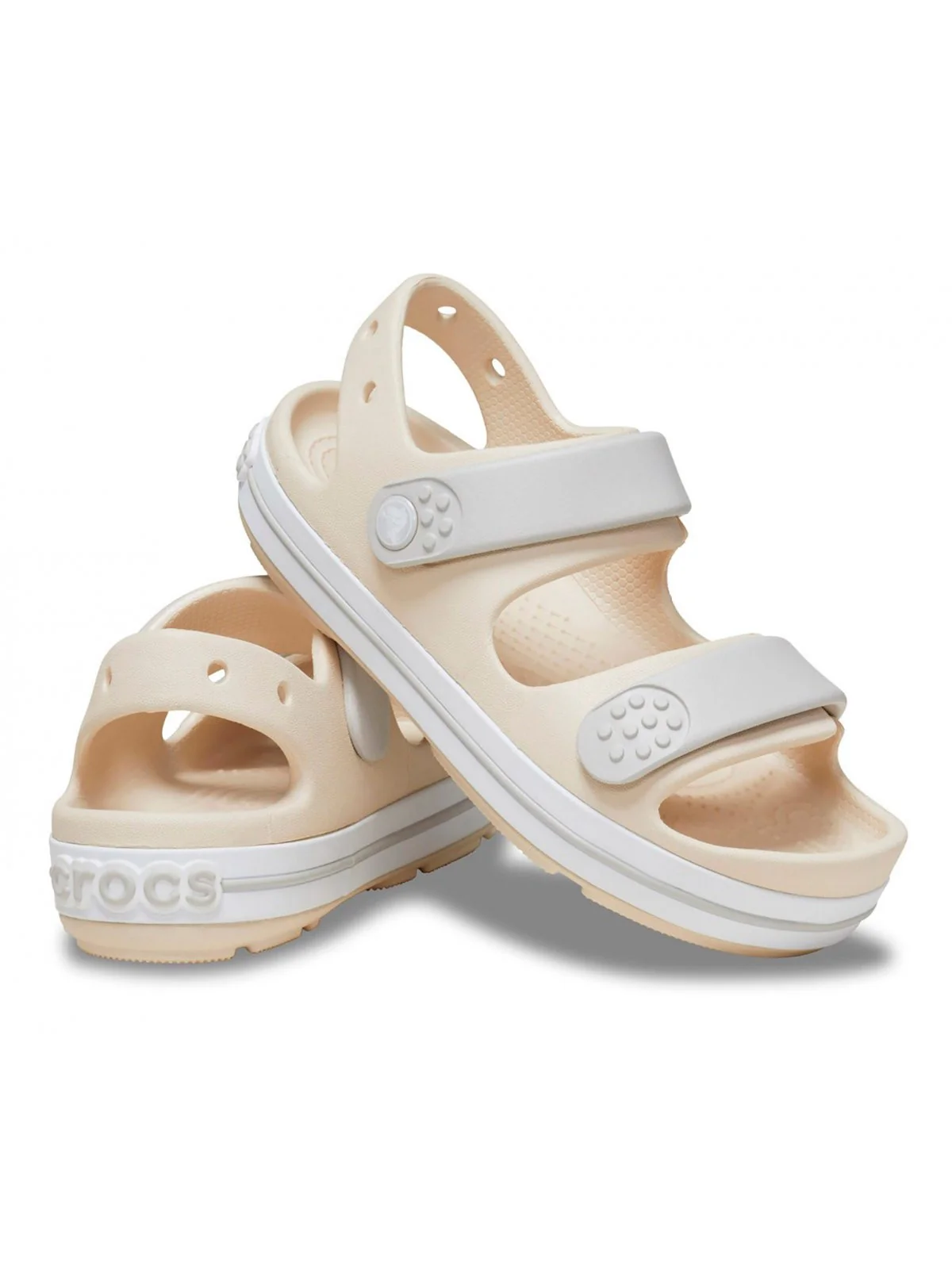 CROCS Sandalo Bambini e ragazzi Crocband Cruiser Sandal K 209423 45O Beige - Image 3
