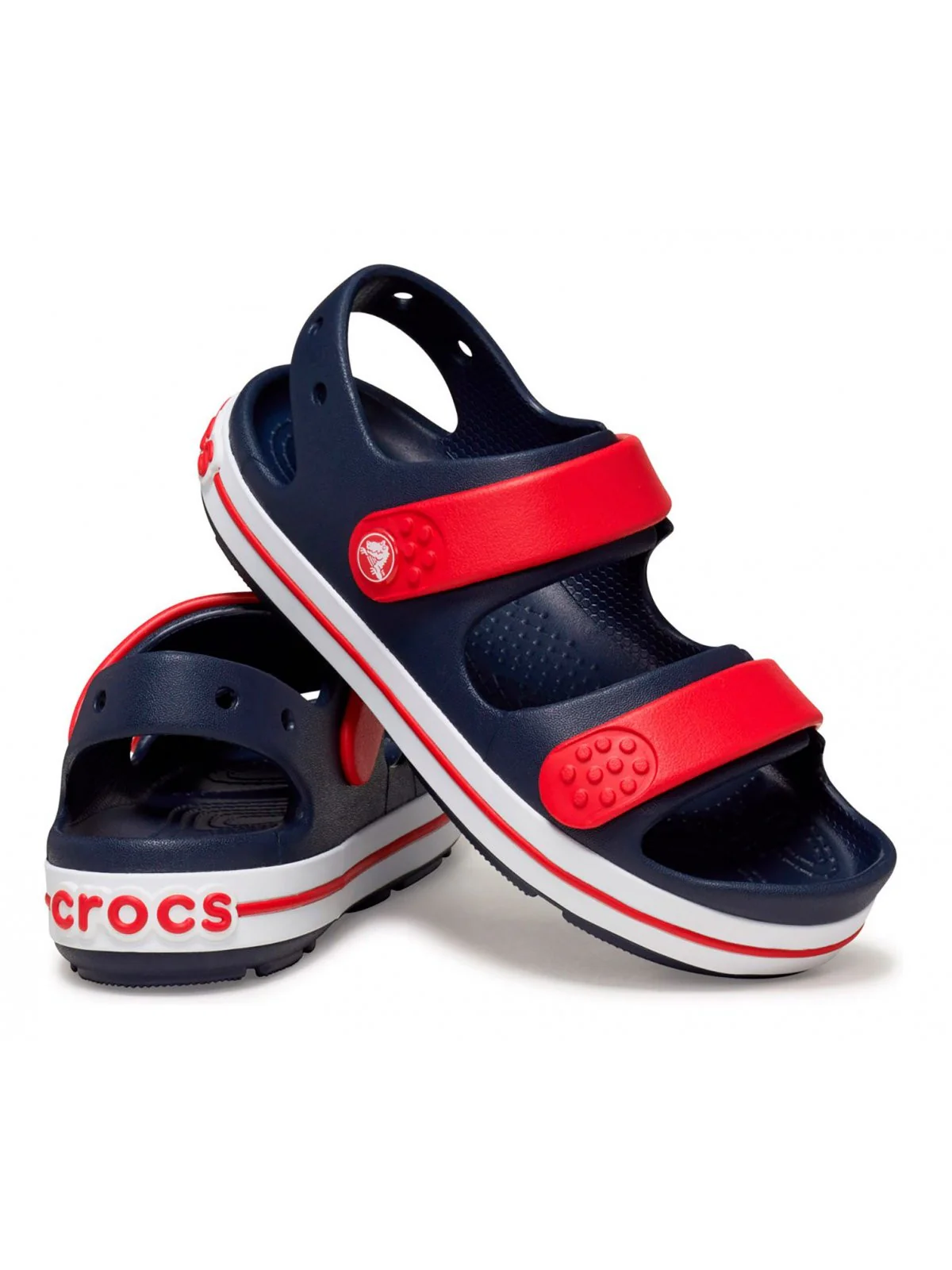 CROCS Sandalo Bambini e ragazzi Crocband Cruiser Sandal K 209423 4OT NAVY/VARSITY RED - Image 3