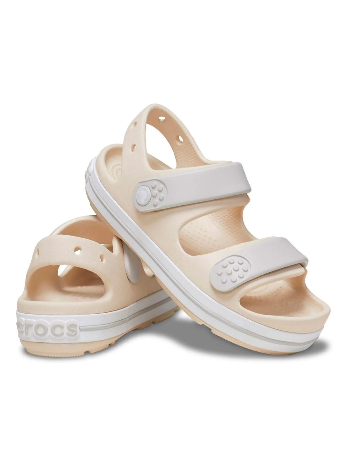 CROCS Sandalo Bambini e ragazzi Crocband Cruiser Sandal T 209424 45O Beige - Image 3