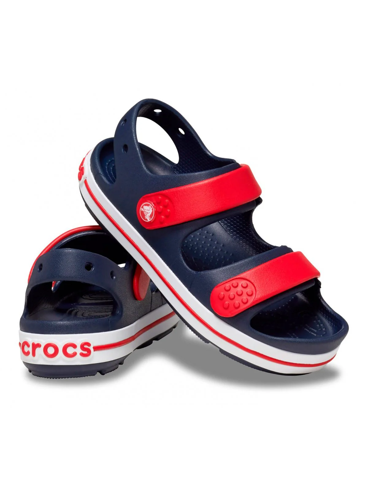 CROCS Sandalo Bambini e ragazzi Crocband Cruiser Sandal T 209424 4OT NAVY/VARSITY RED - Image 3