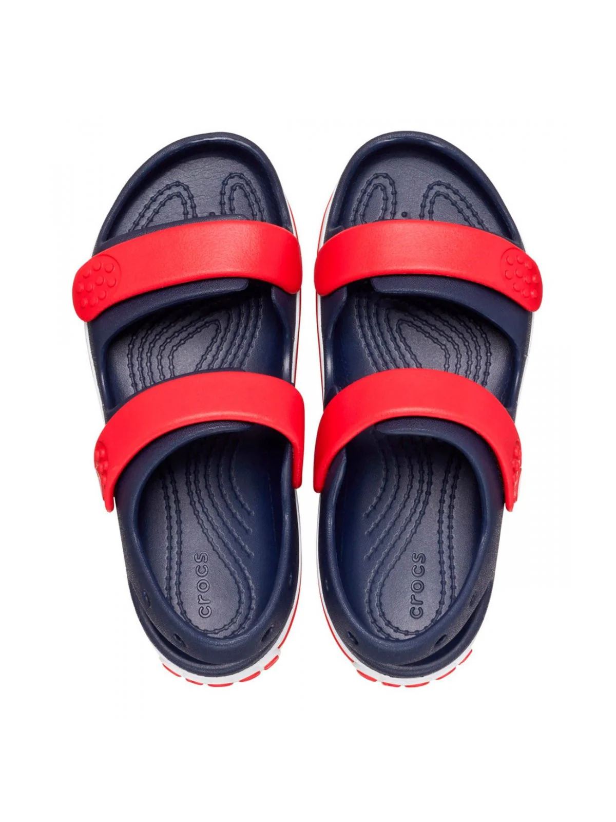 CROCS Sandalo Bambini e ragazzi Crocband Cruiser Sandal T 209424 4OT NAVY/VARSITY RED - Image 4