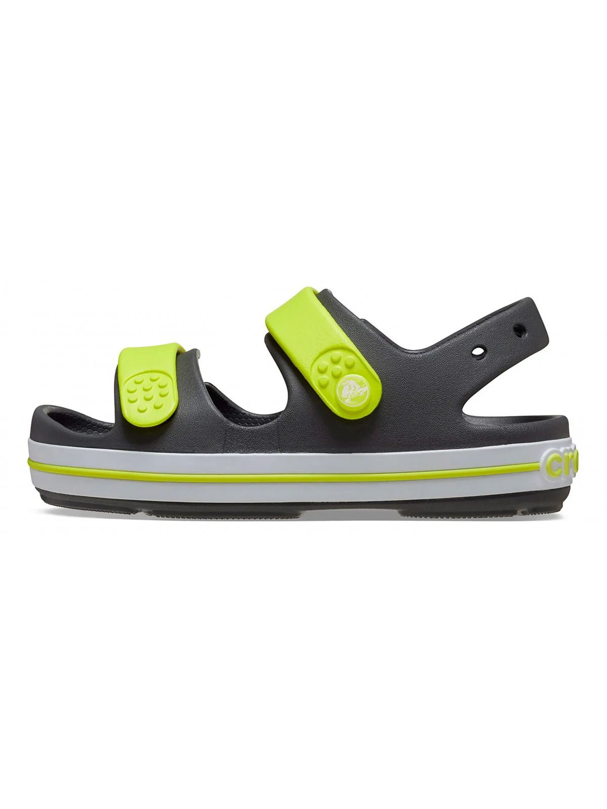 CROCS Sandalo Bamnini e ragazzi Crocband Cruiser Sandal T 209424 1NJ SLATE GREY/ ACIDITY - Image 2