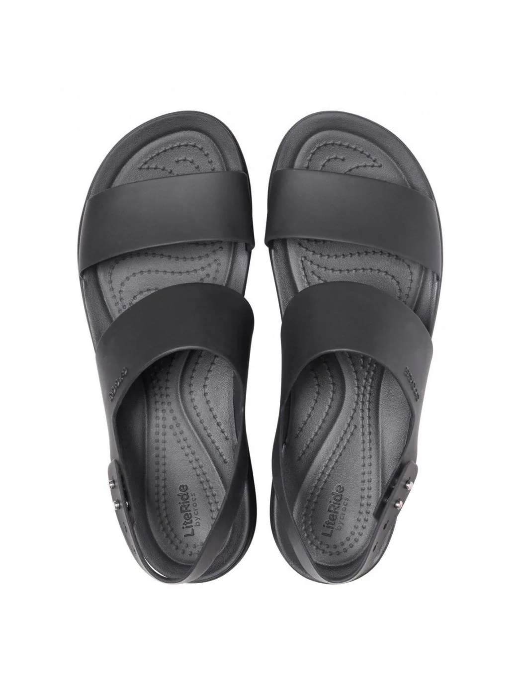 CROCS Sandalo Donna Brooklyn low wedge 206453 060 BLK - Image 3