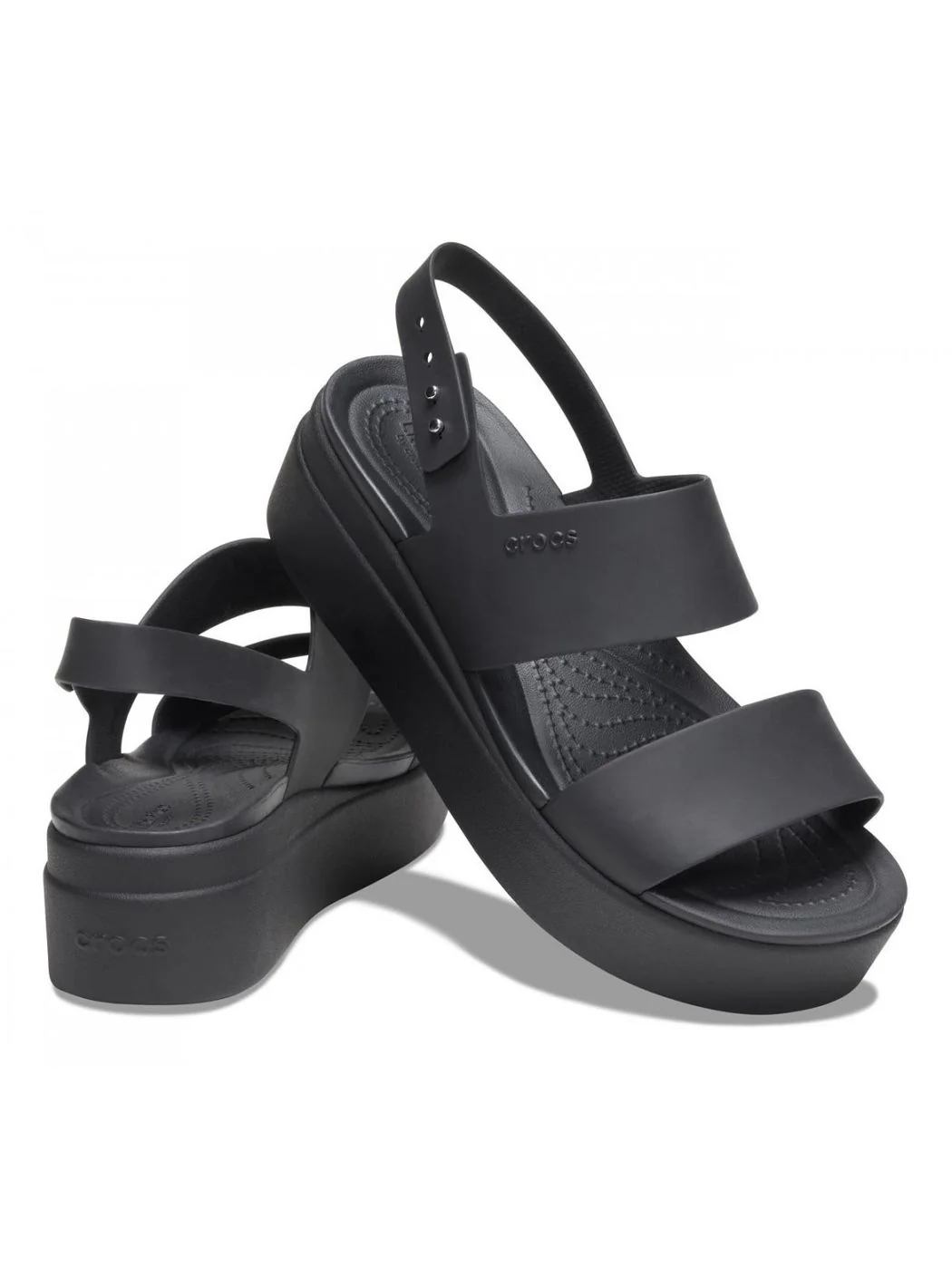 CROCS Sandalo Donna Brooklyn low wedge 206453 060 BLK - Image 4