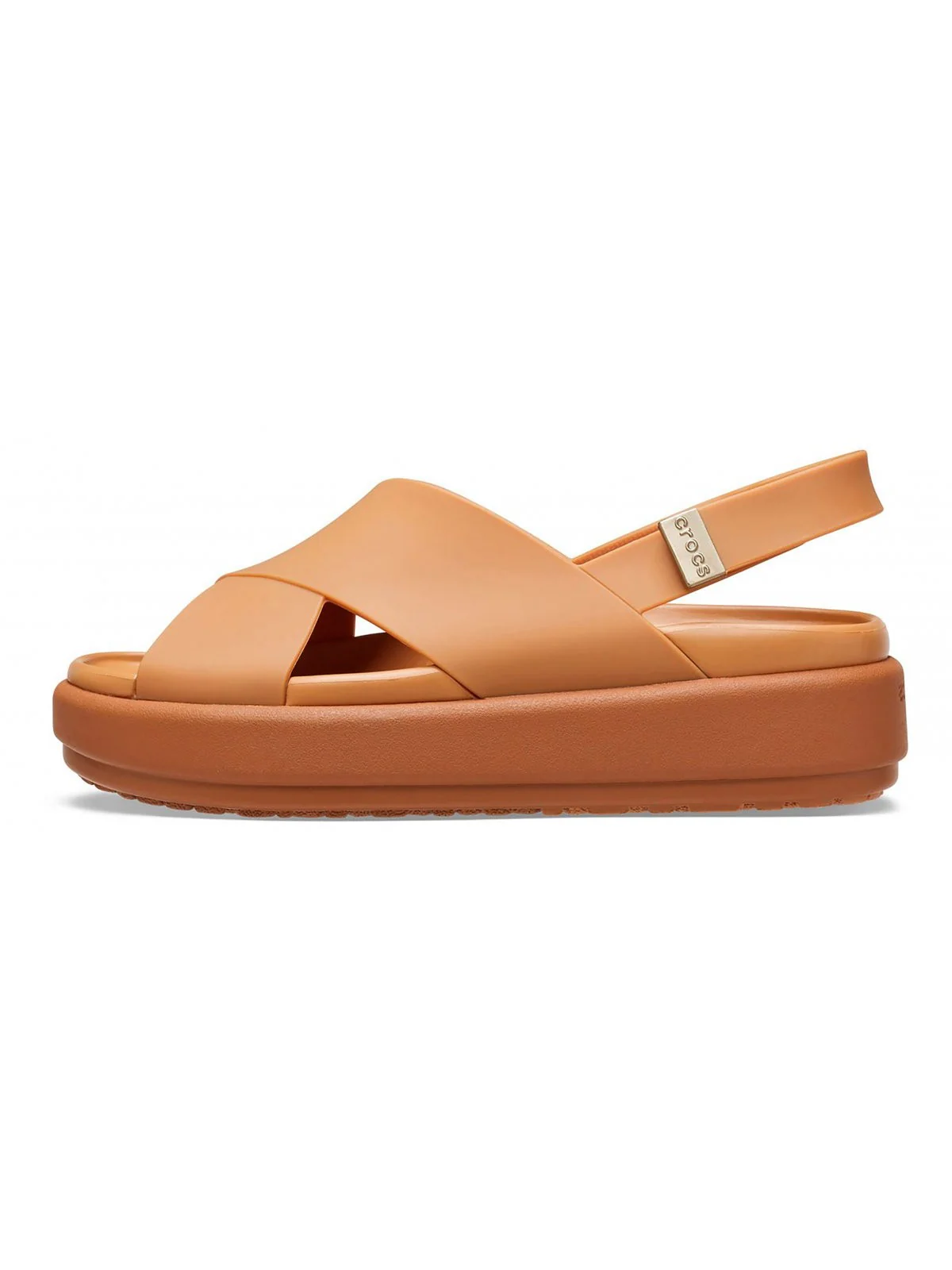CROCS Sandalo Donna Brooklyn Luxe Cross Strap W 209407 2U3 Beige - Image 2