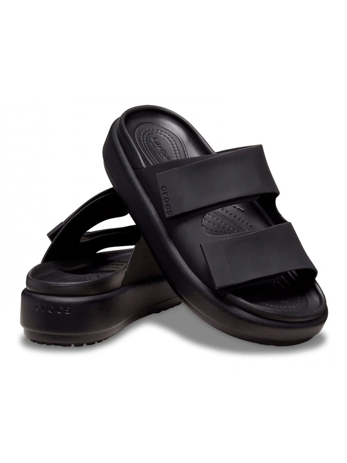CROCS Sandalo Donna Brooklyn Luxe Sandal W 209586 060 Nero - Image 3