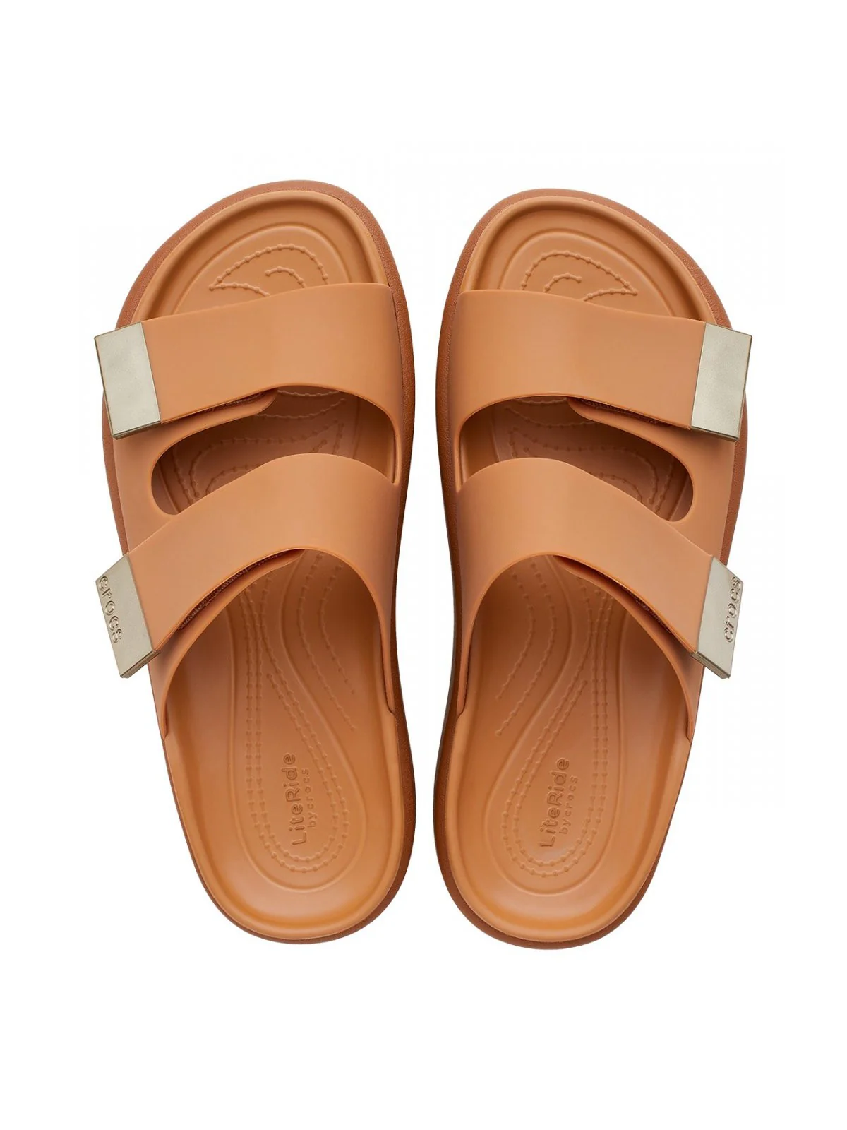CROCS Sandalo Donna Brooklyn Luxe Sandal W 209586 2U3 Beige - Image 4