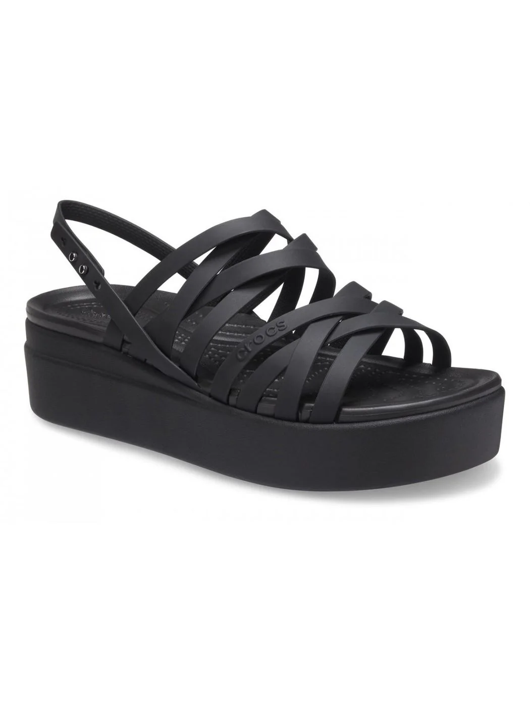 CROCS Sandalo Donna Brooklyn strappy low 206751 001 Nero - Image 2