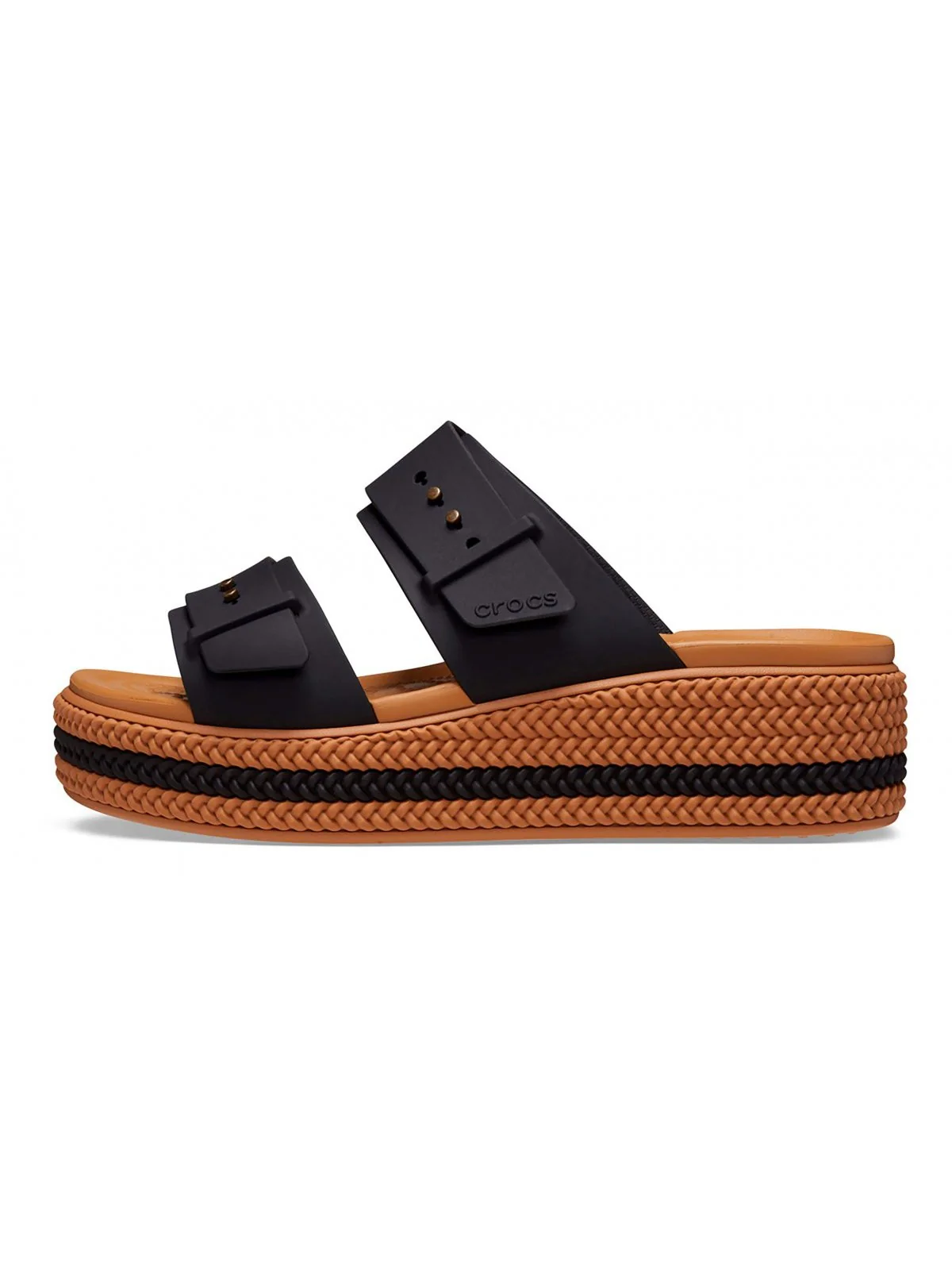 CROCS Sandalo Donna Brooklyn Woven Buckle W 209978 001 Nero - Image 2