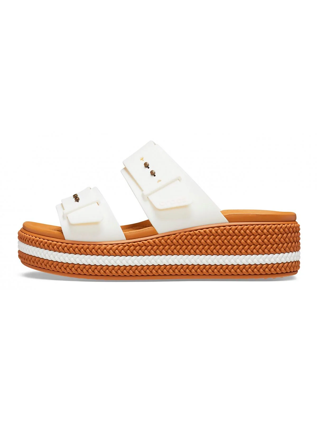 CROCS Sandalo Donna Brooklyn Woven Buckle W 209978 0WV  CHALK - Image 2